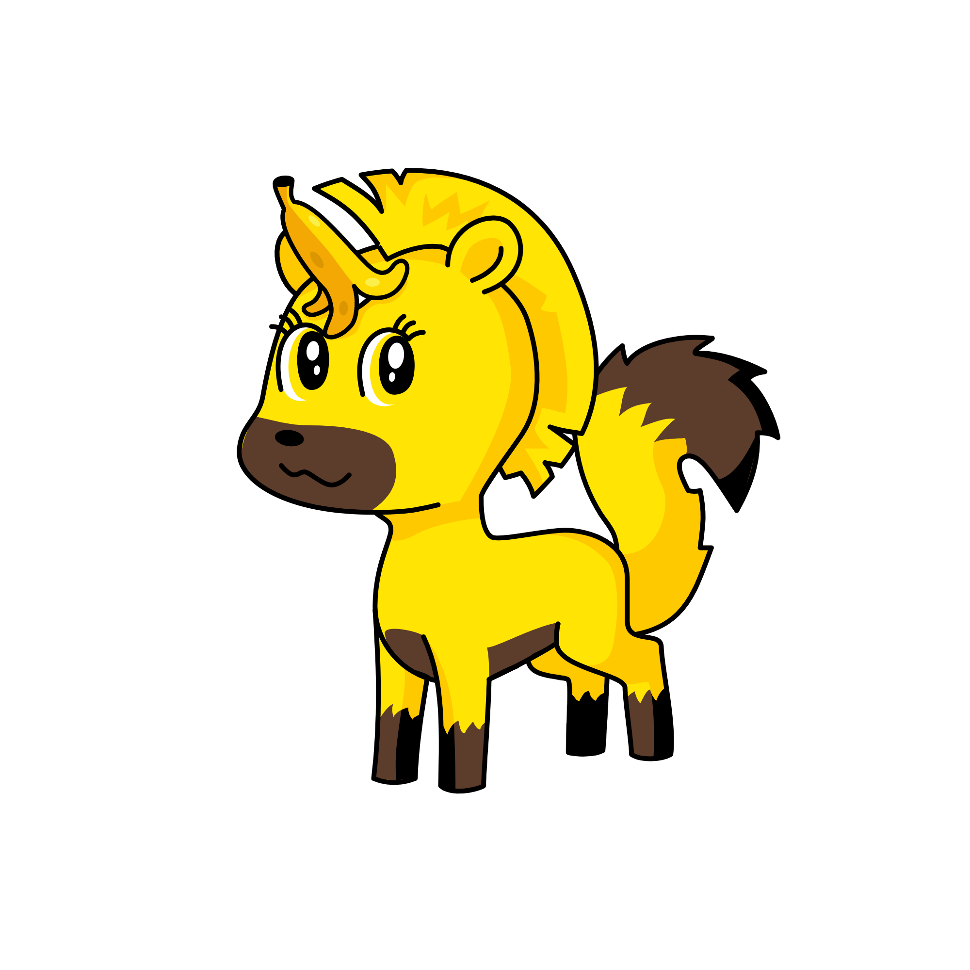 I dreamed to be a banana. Look at me now!, the unicorn