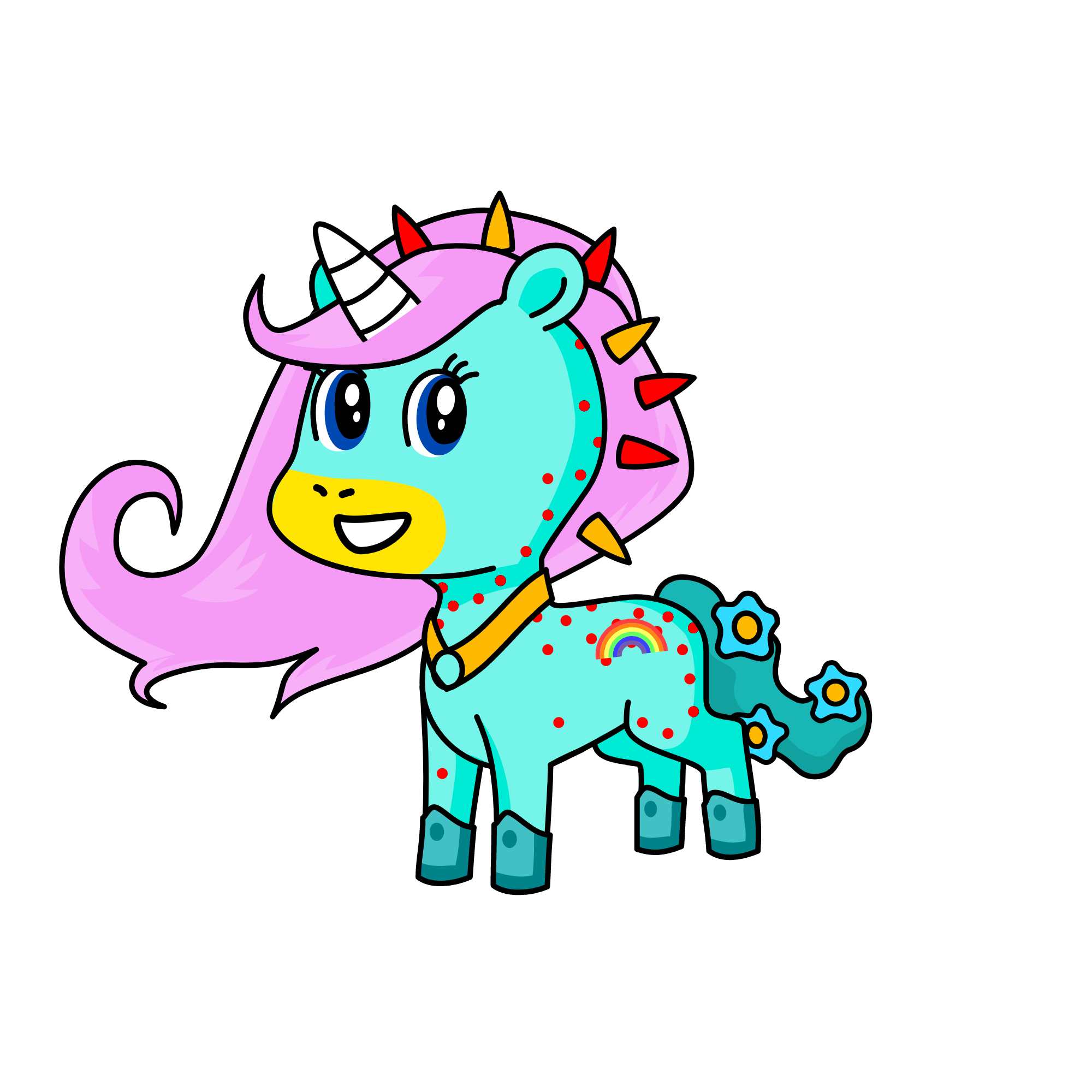 Princess Sunshine, the unicorn