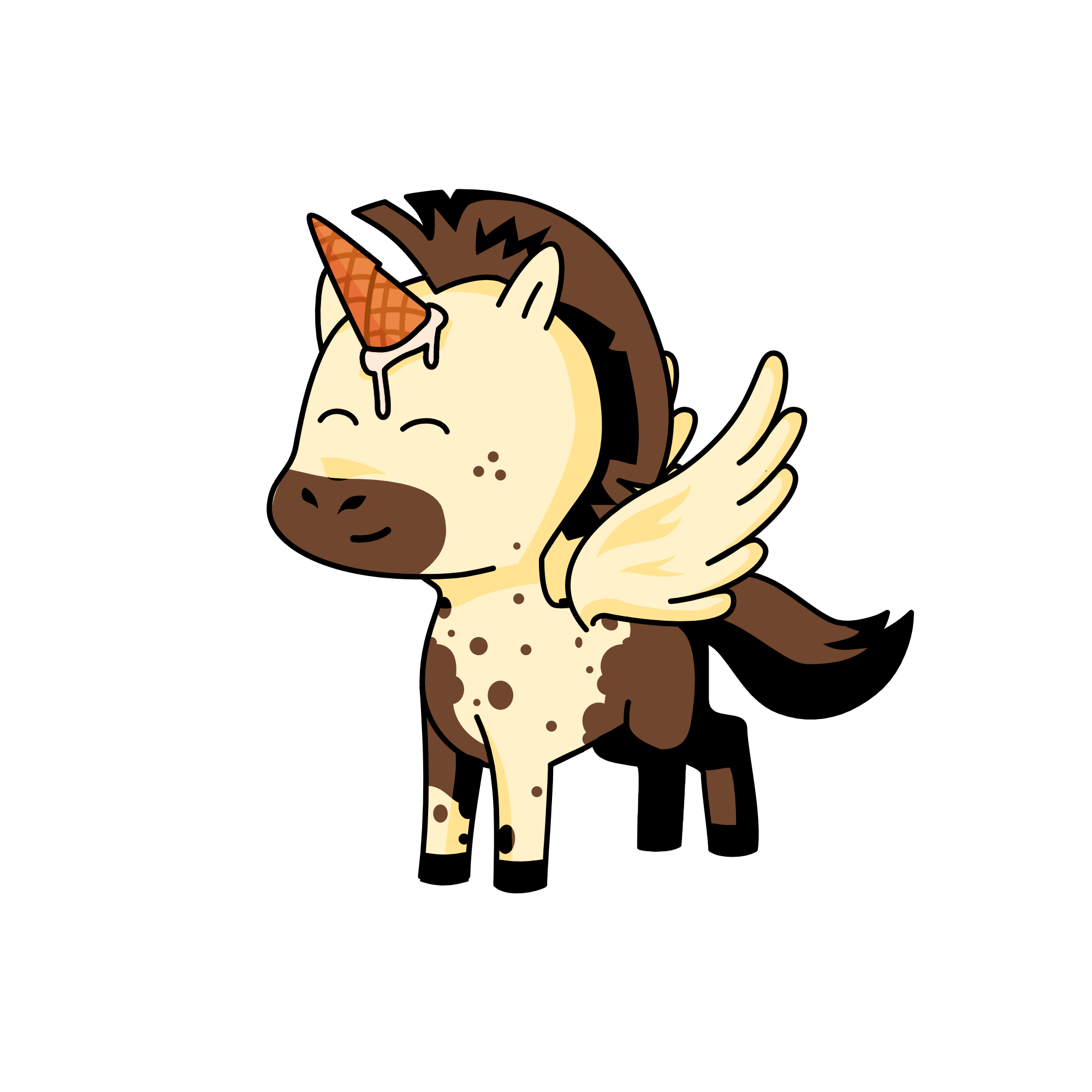 flying girrafe because why not, the unicorn