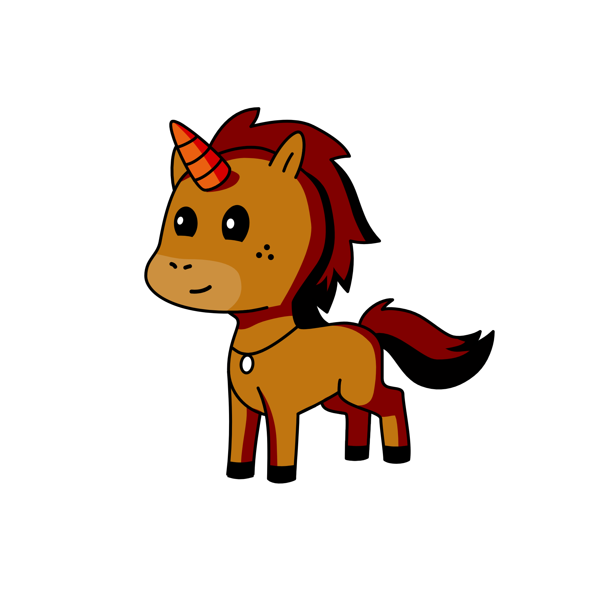brownie, the unicorn