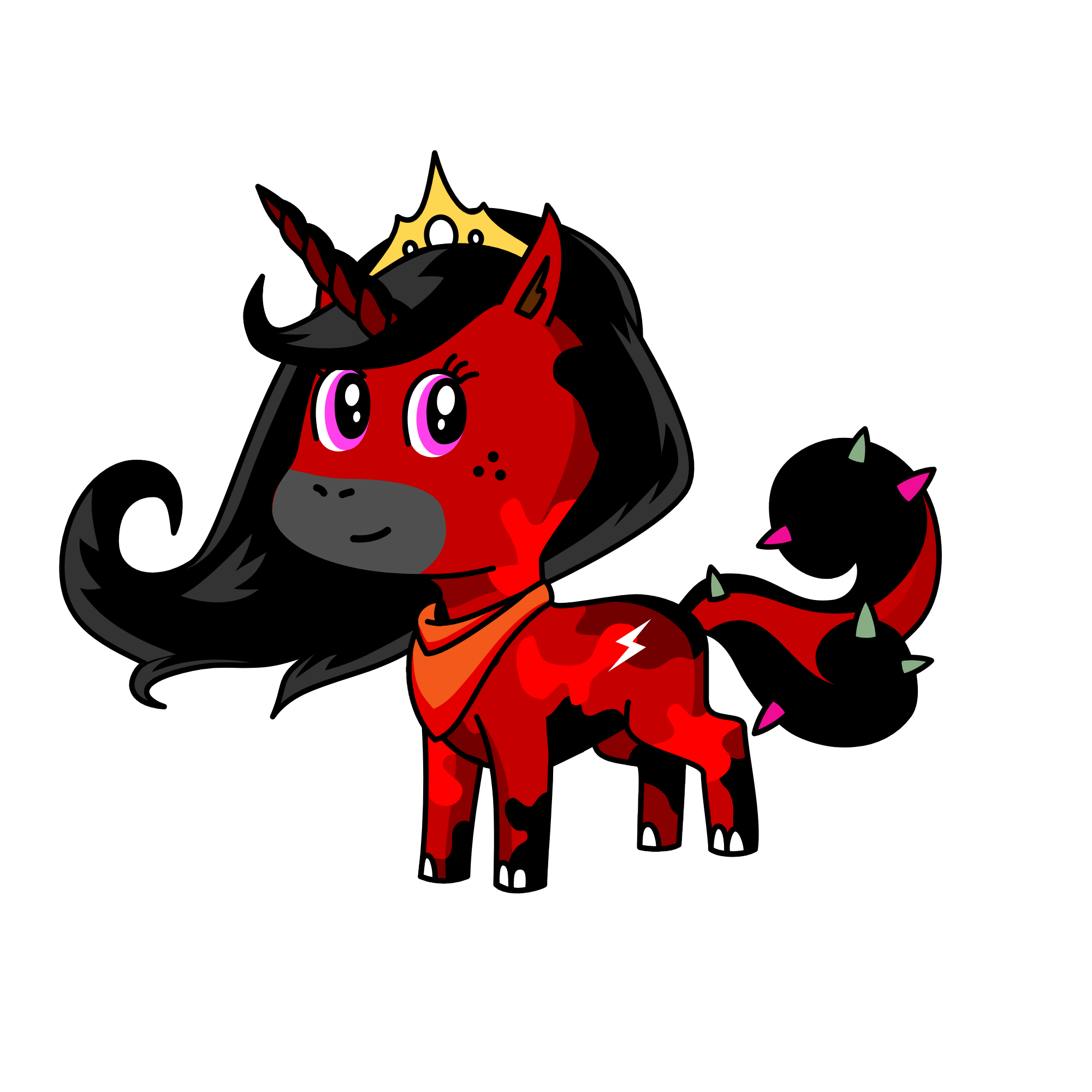 Lightning, the unicorn