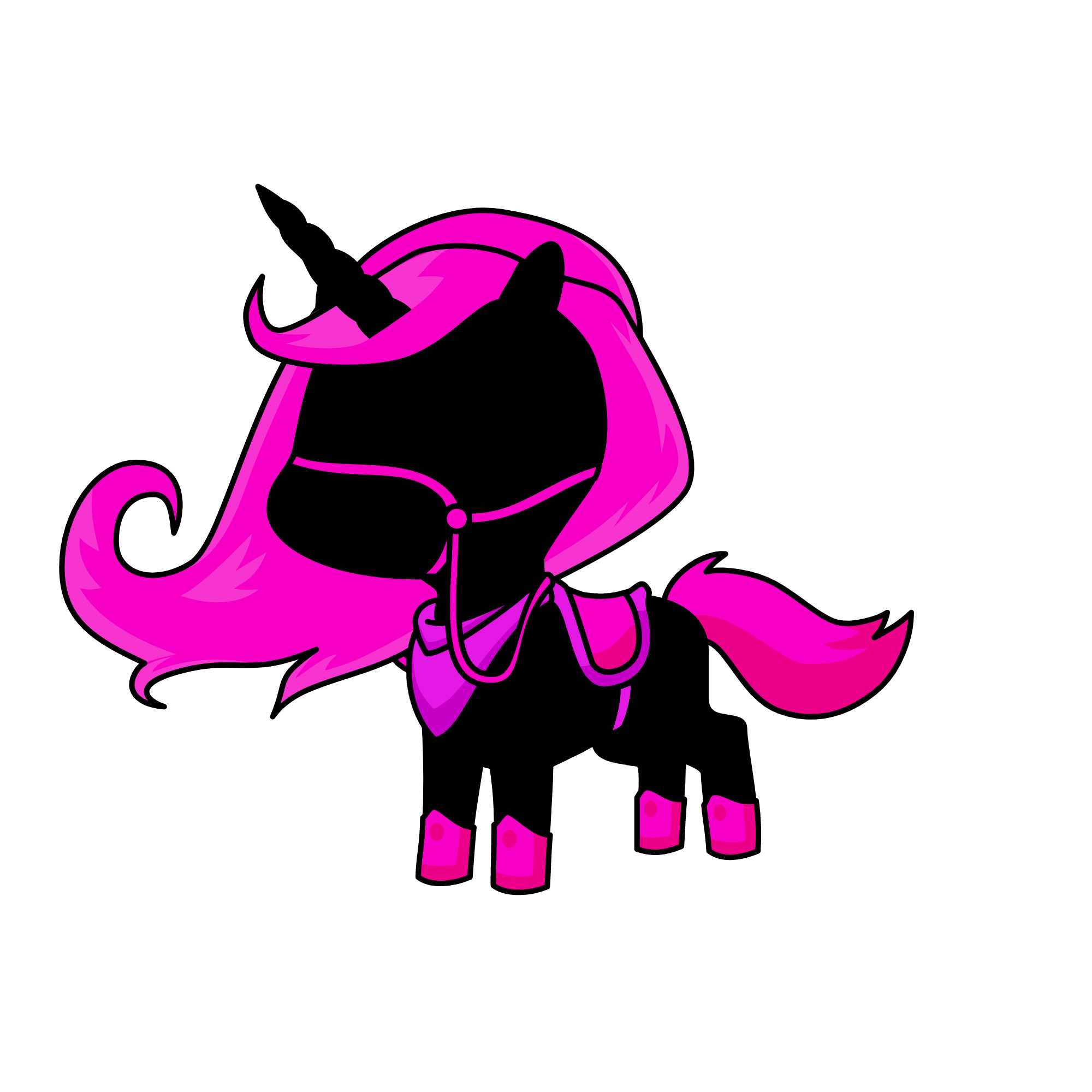 pink, the unicorn