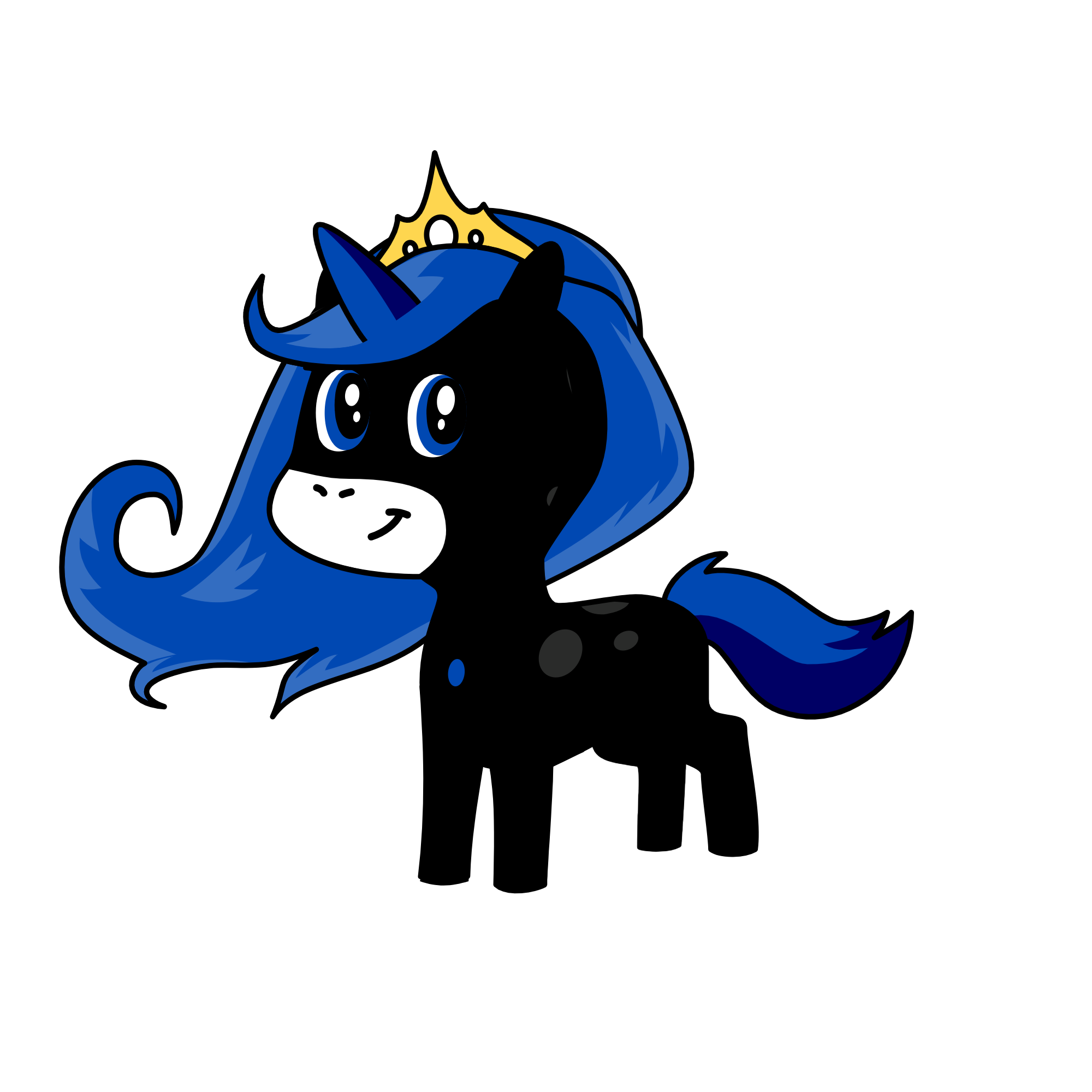 Nightmare Moon, the unicorn