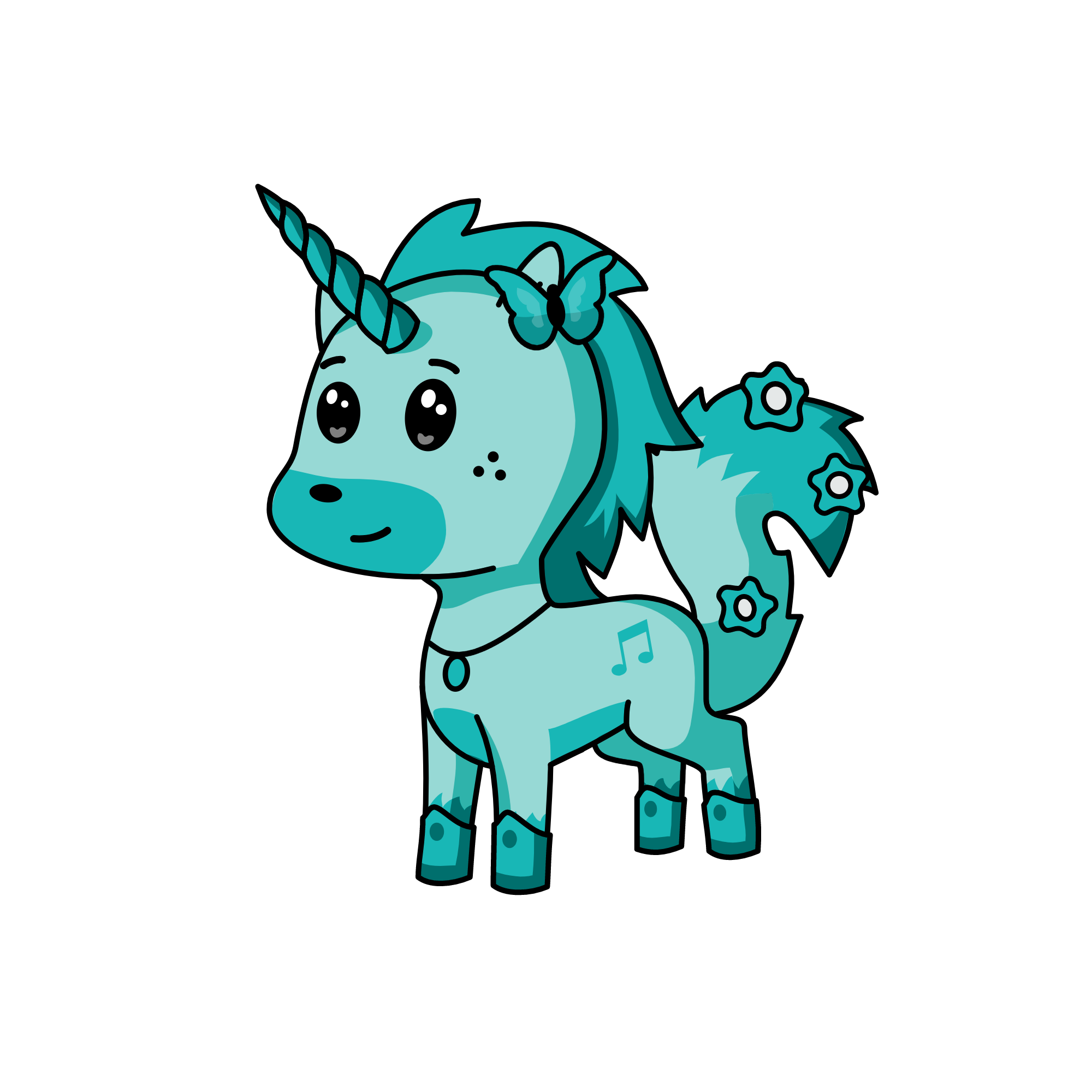 Icicle, the unicorn
