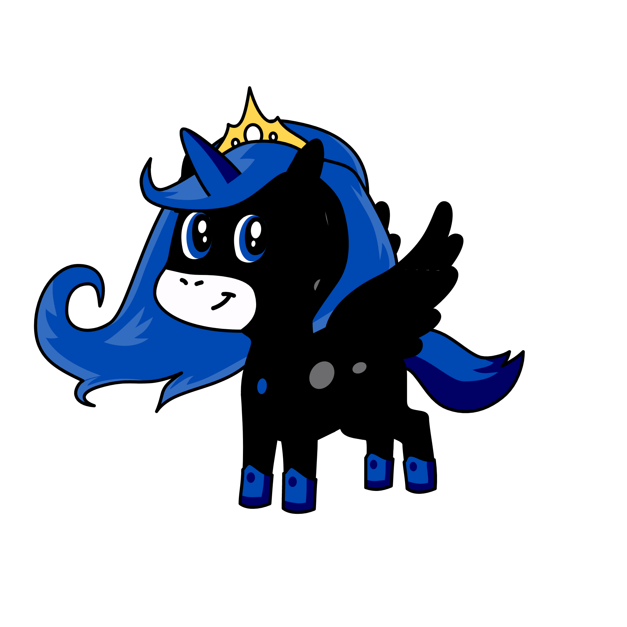 Nightmare Moon, the unicorn