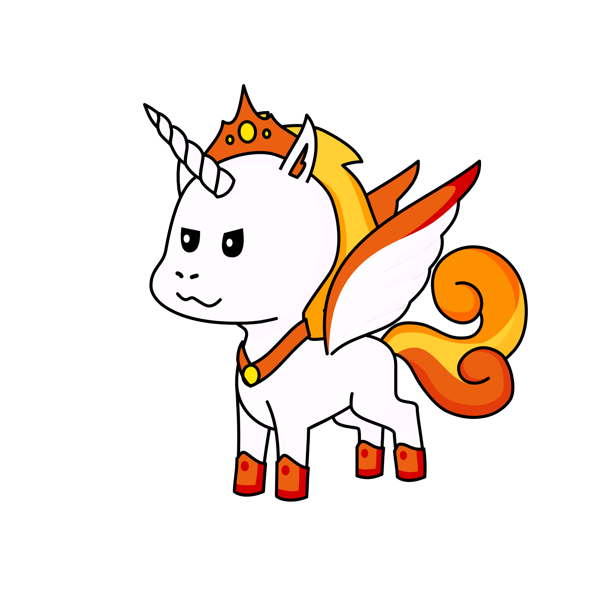 evil princess celestia, the unicorn