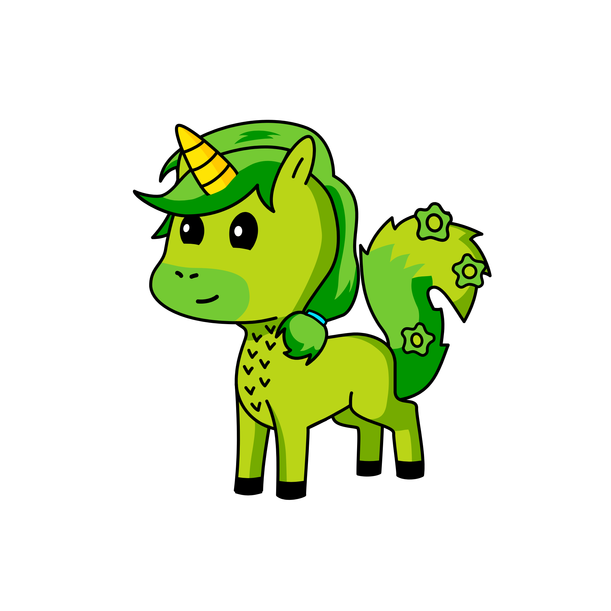 Super forest unicorn, the unicorn