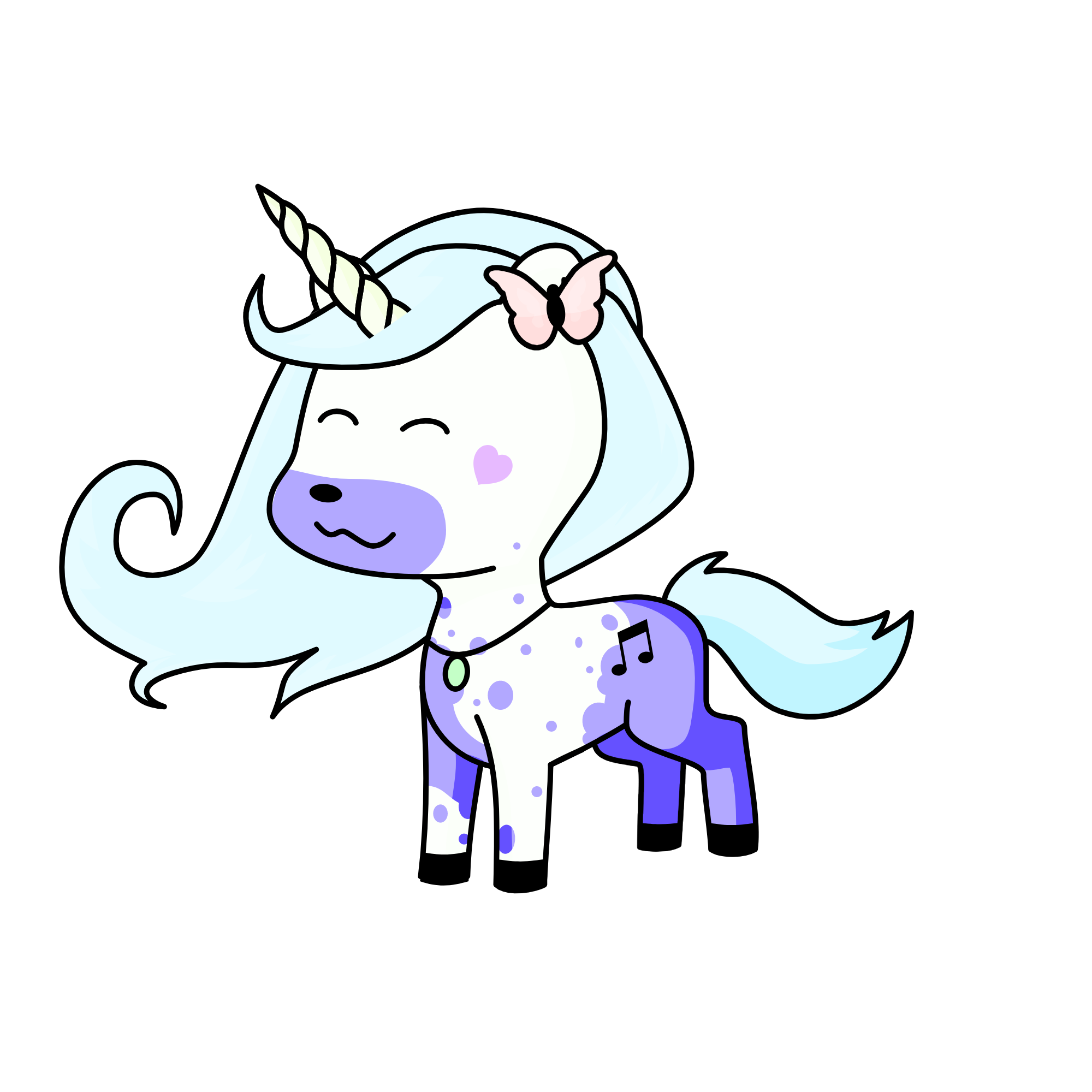 Lovely, the unicorn
