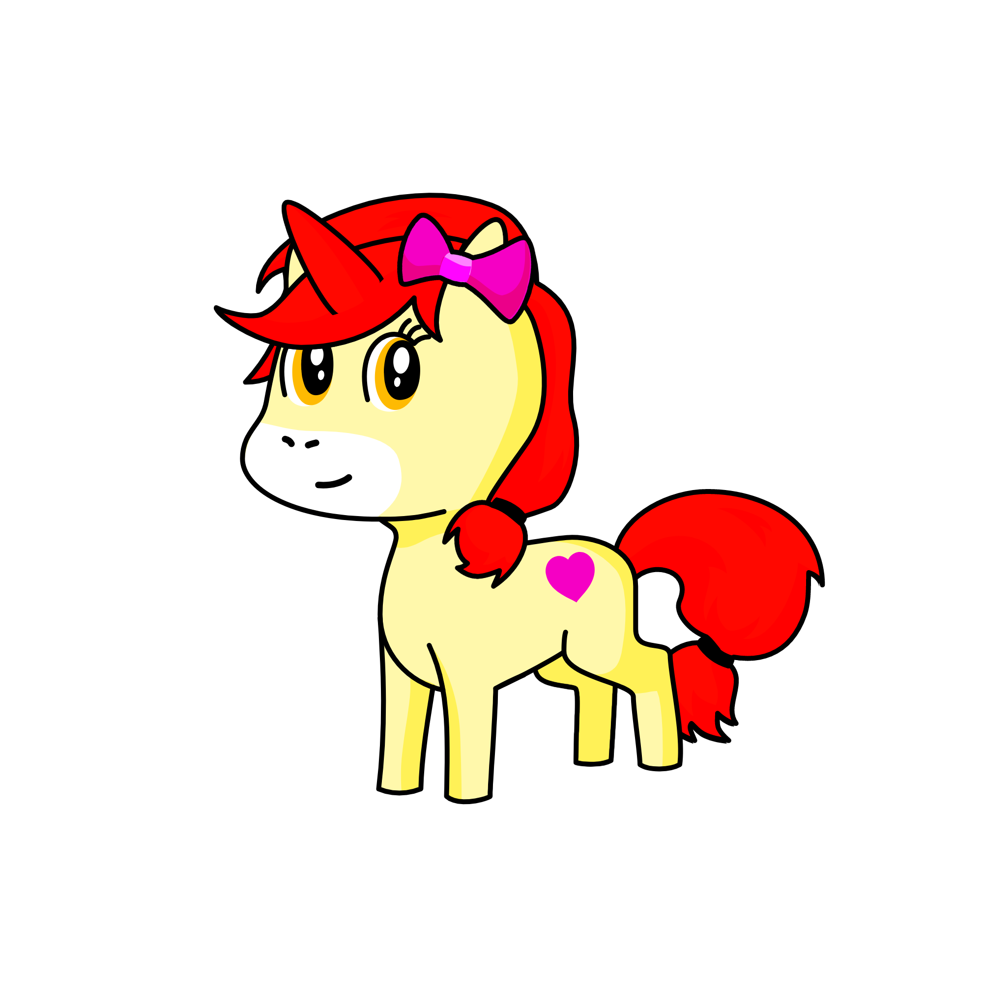 Apple bloom, the unicorn