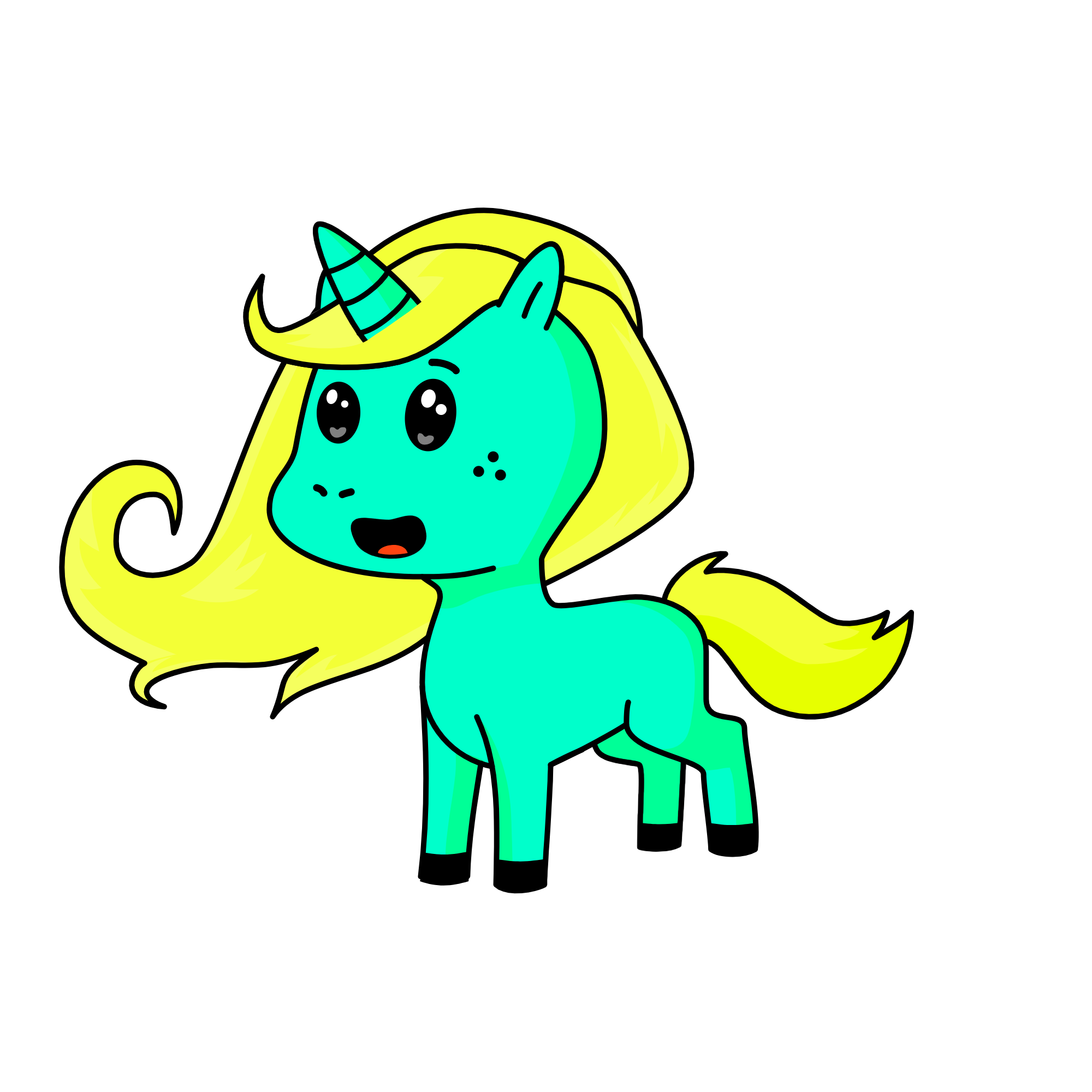 Bravery , the unicorn