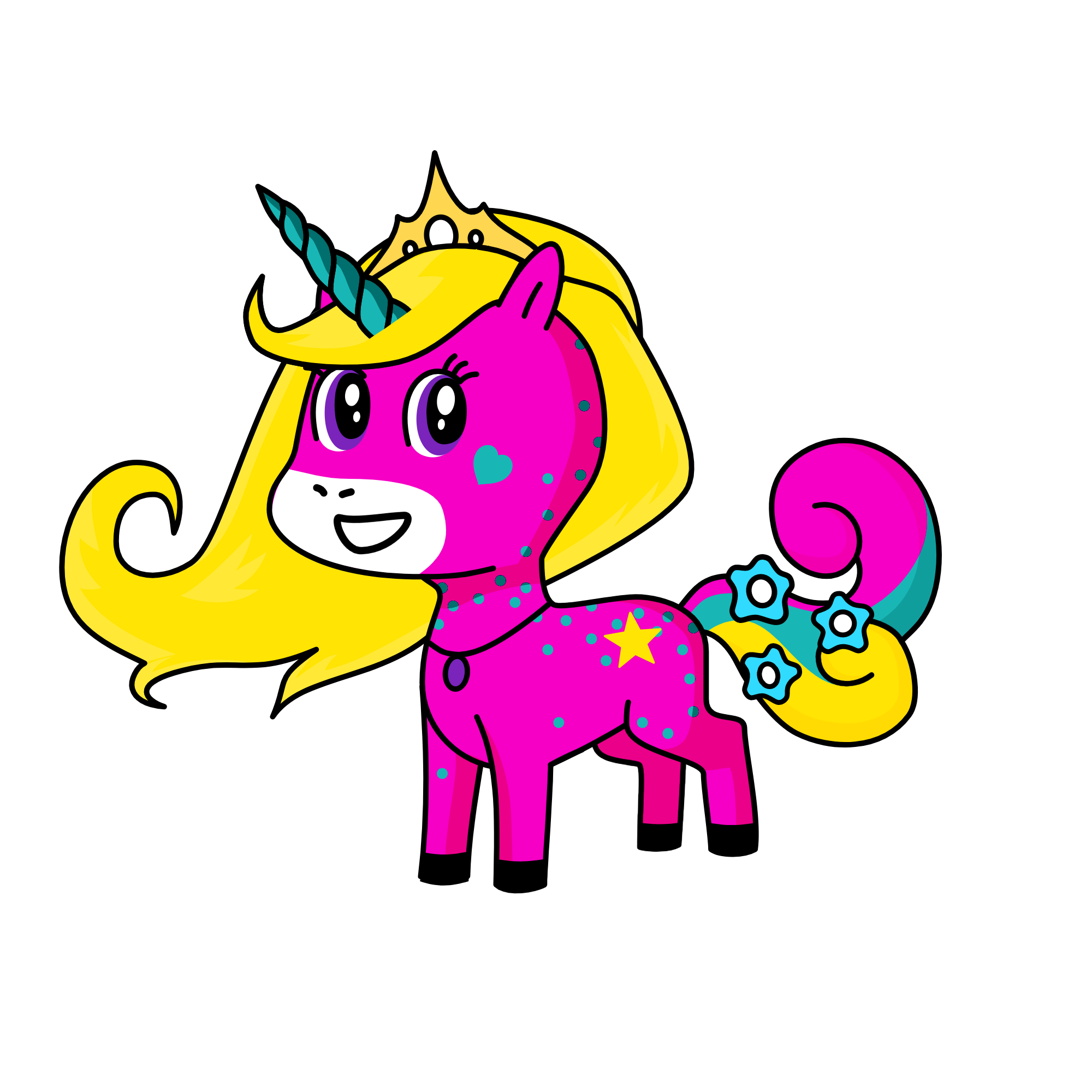 Princess Bliss, the unicorn