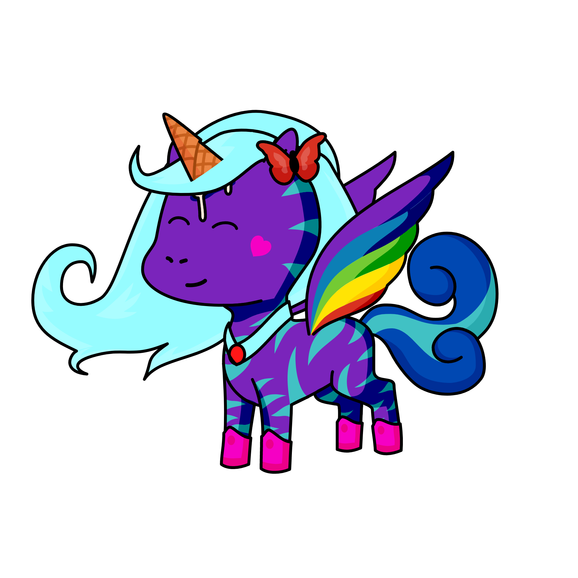 Amethyst, the unicorn