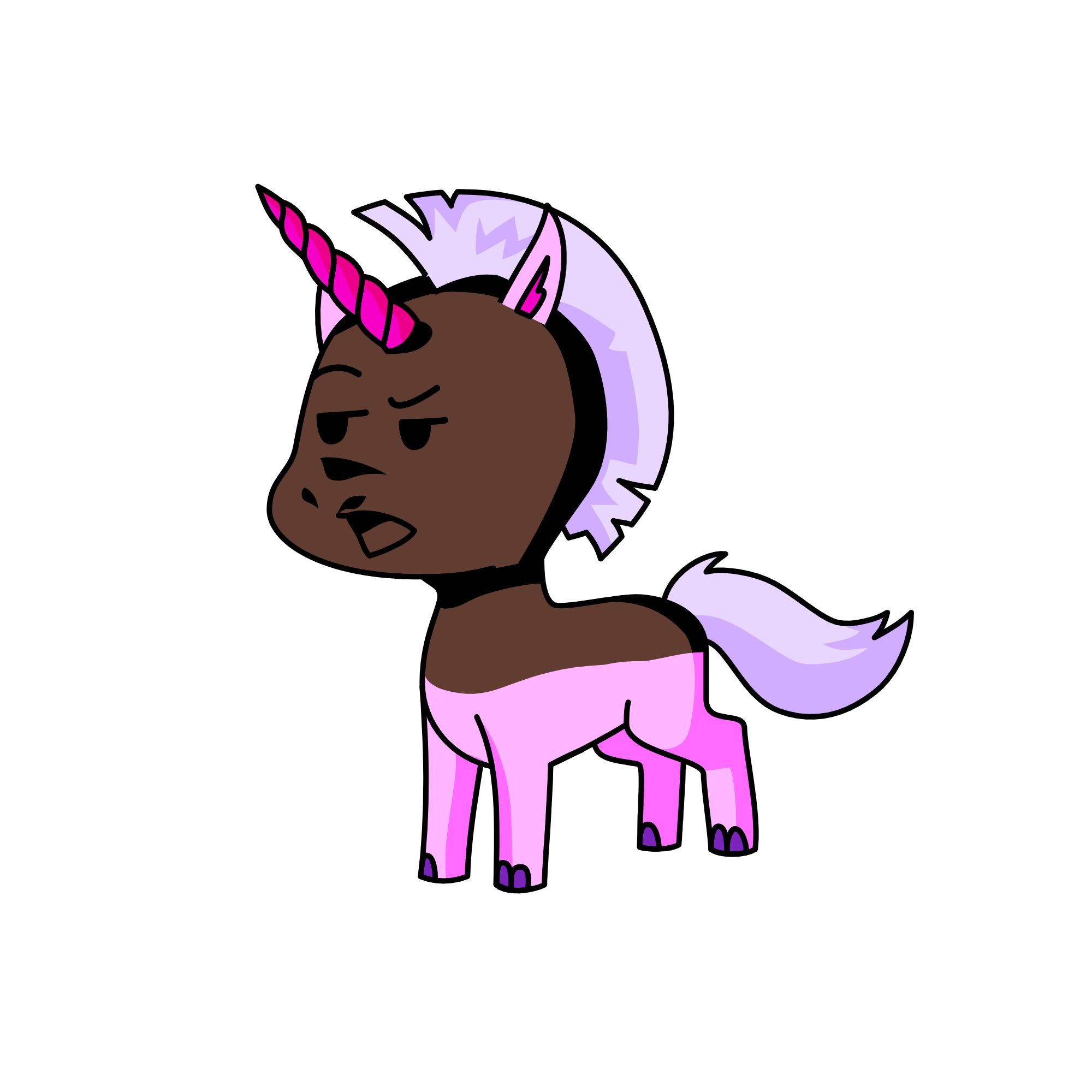 EarthWormSally, the unicorn