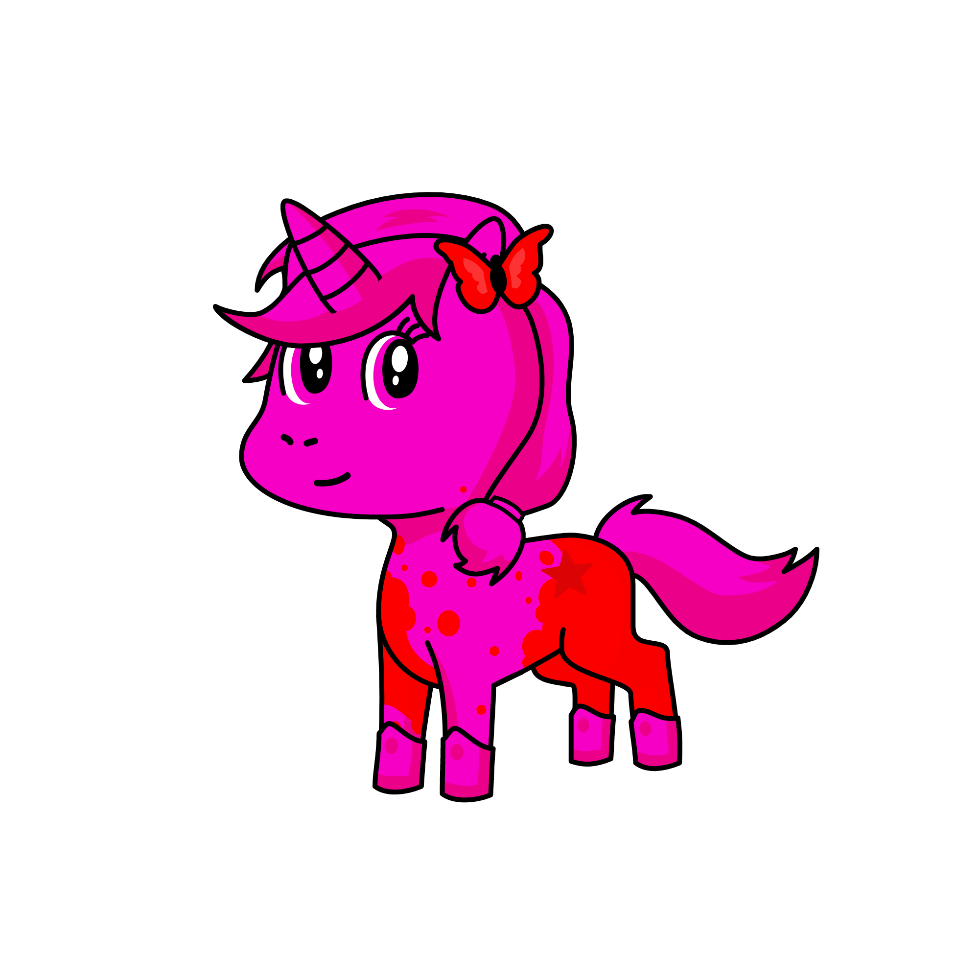 Raspberry, the unicorn