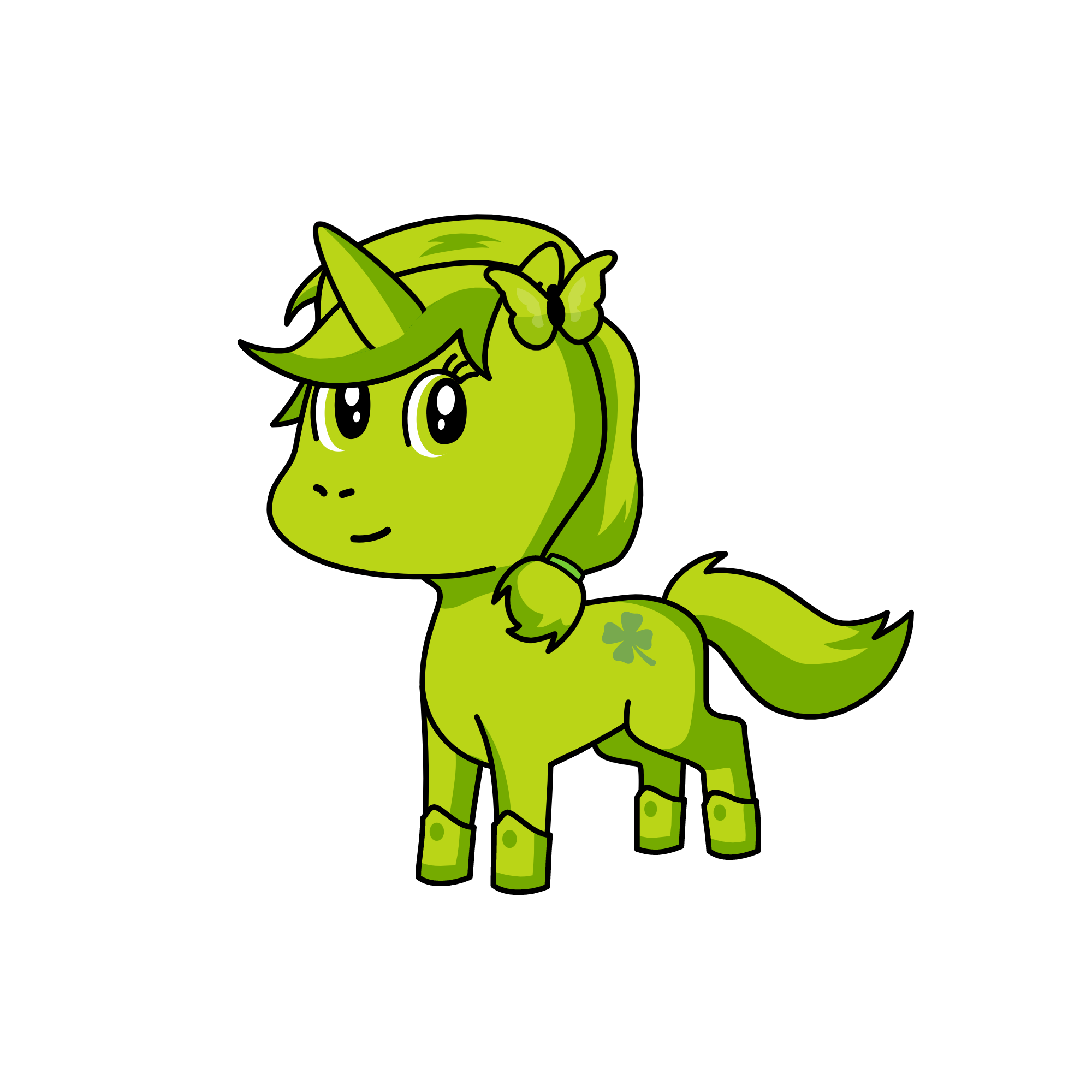 Clover, the unicorn
