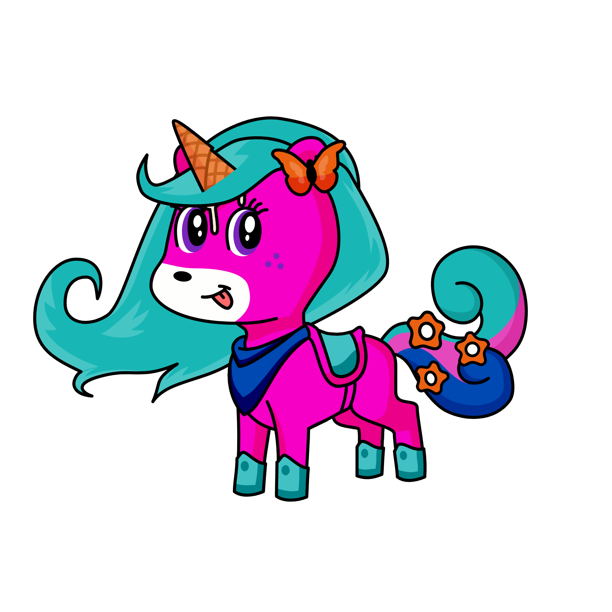 Princess Surgur/Princes of ice cream , the unicorn