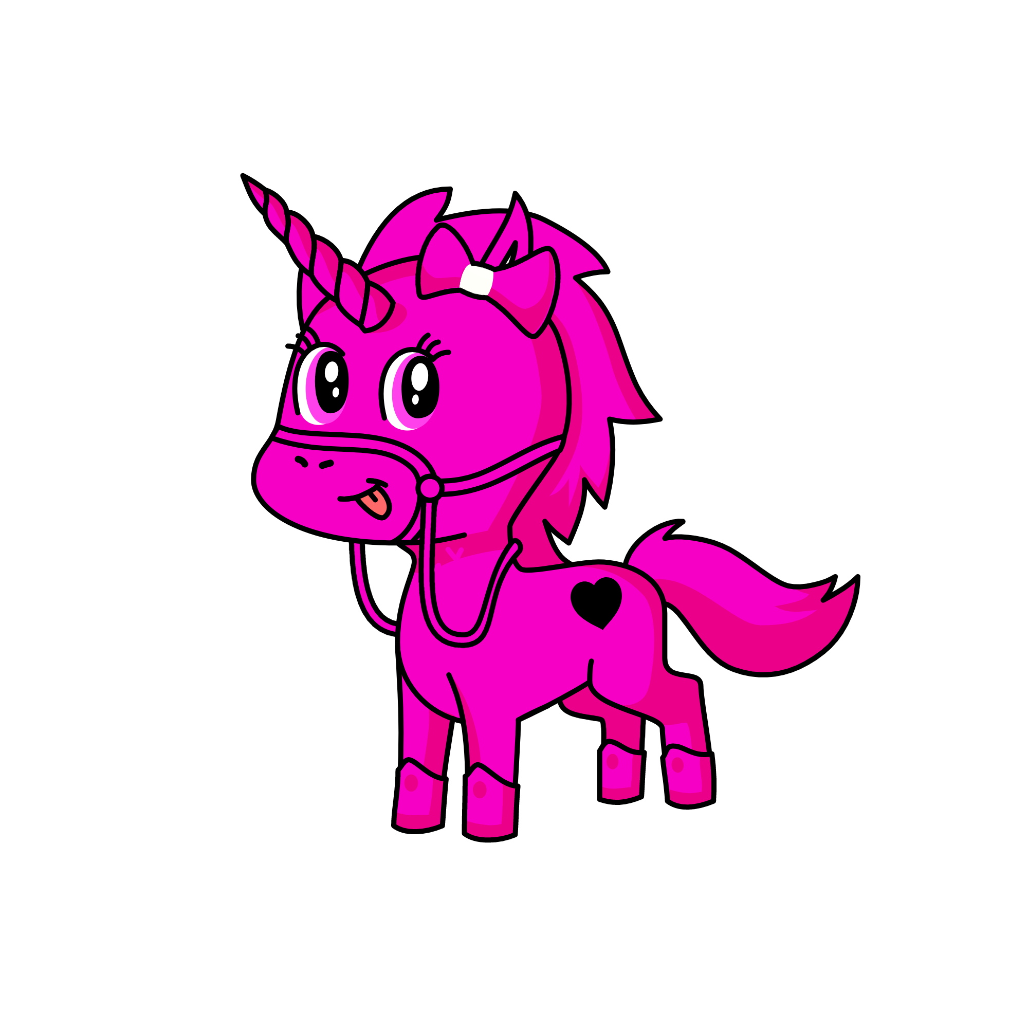 pinky , the unicorn