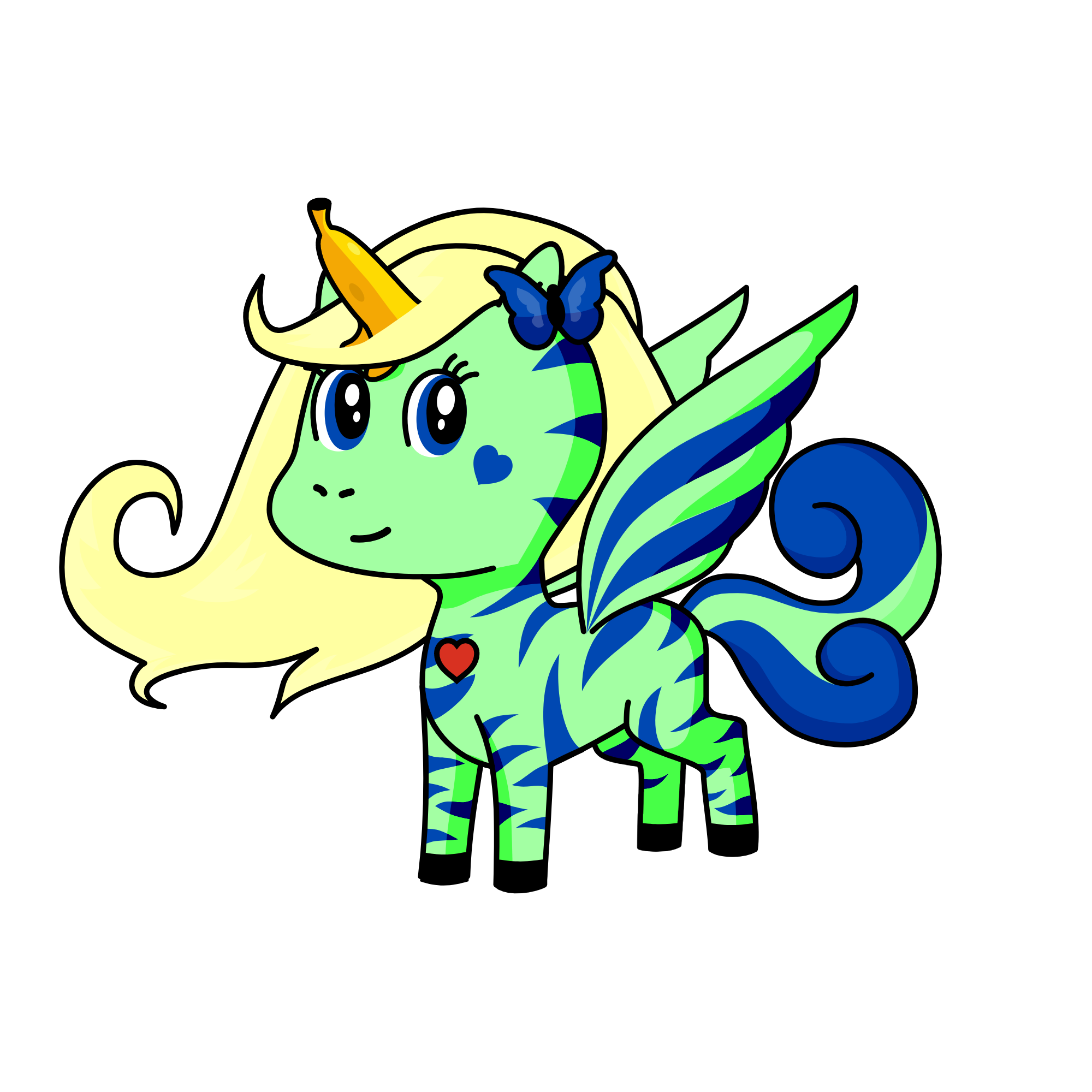 Aquamarine, the unicorn