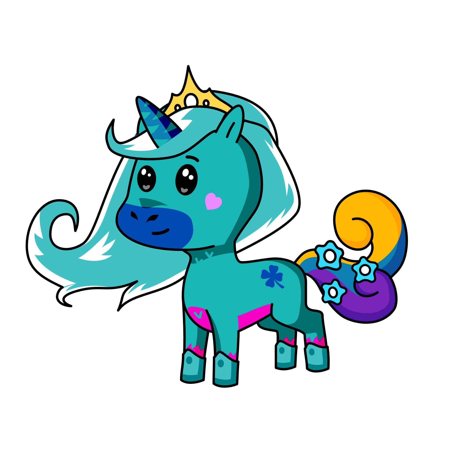 ina mina, the unicorn