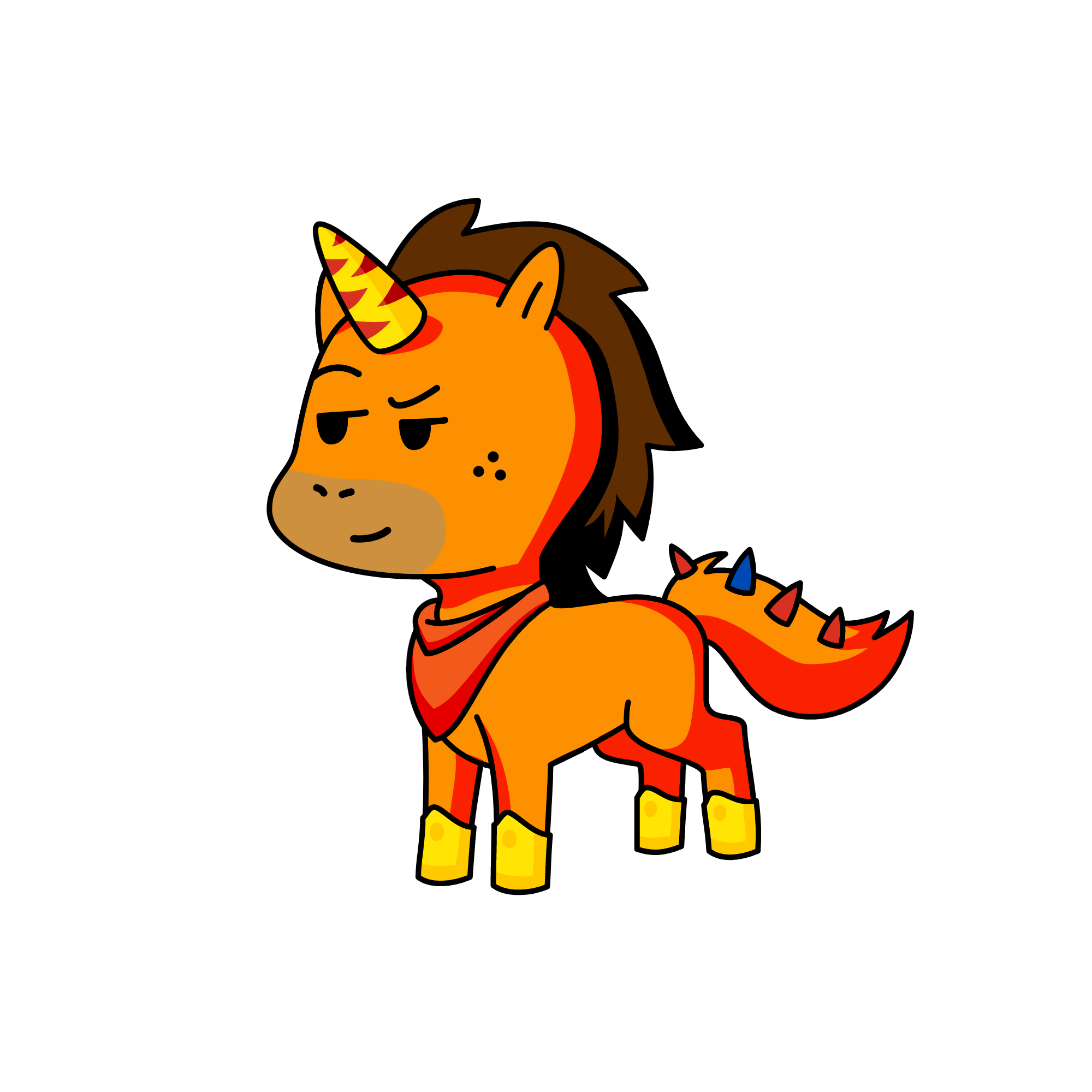 cowboy, the unicorn