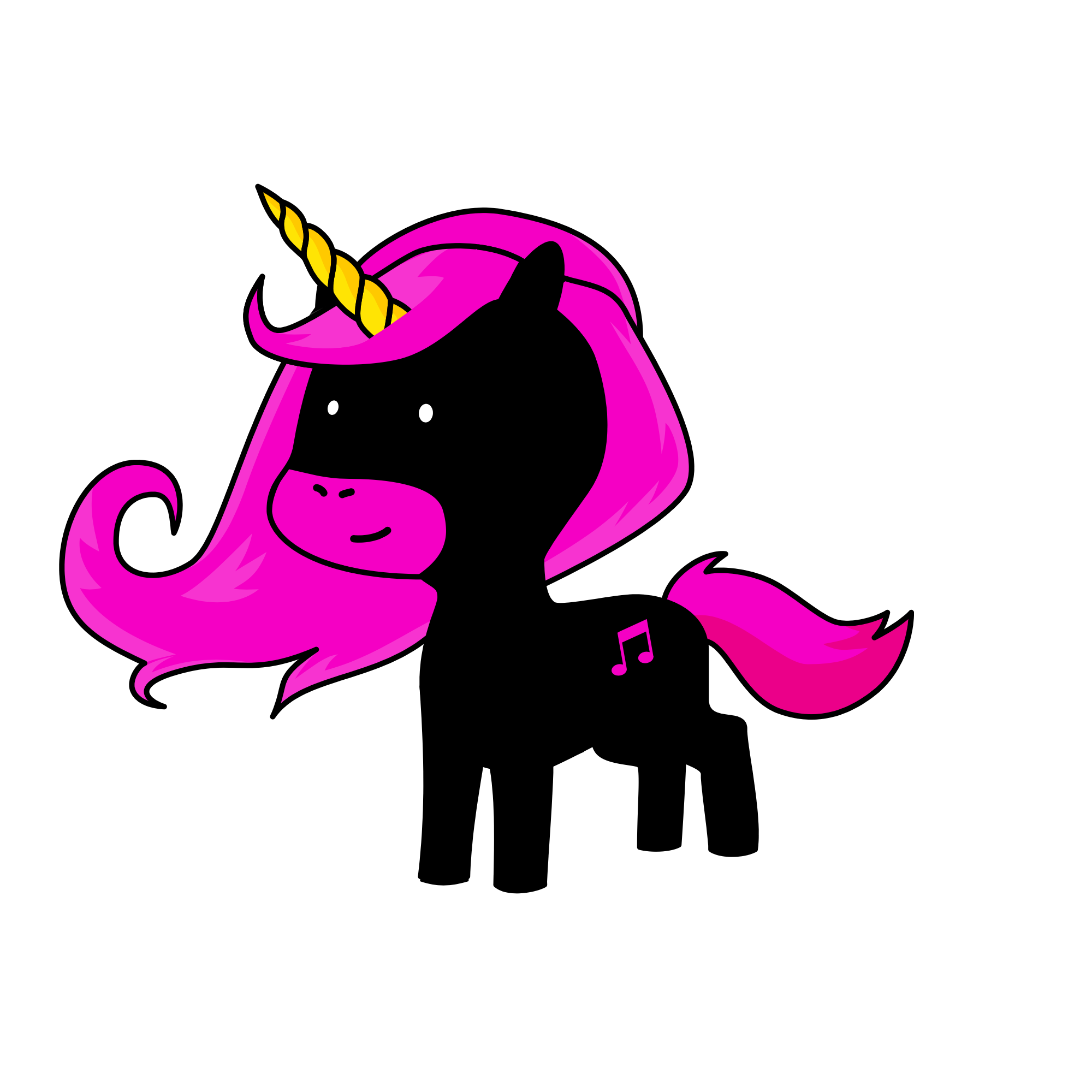 Dark note, the unicorn