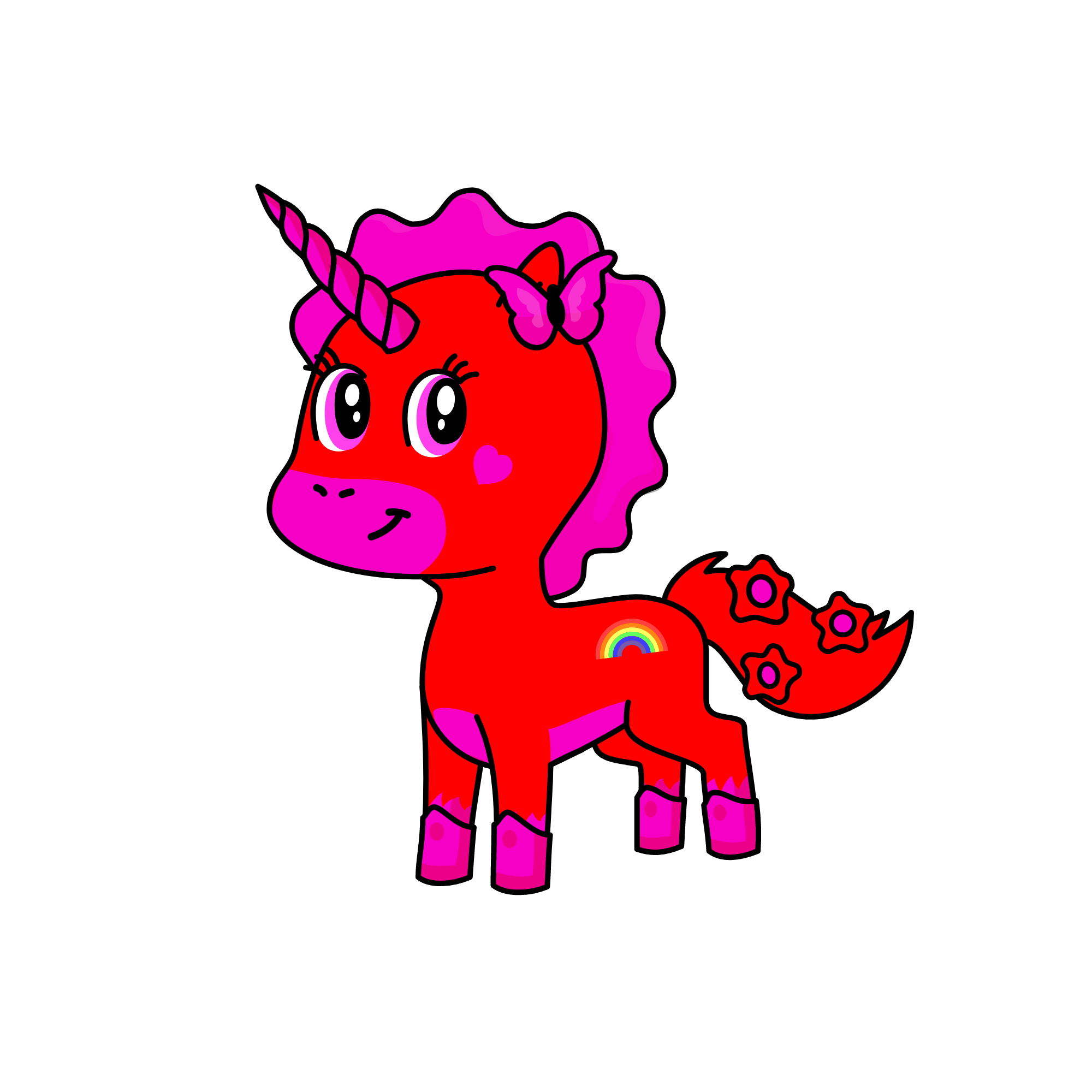 be my valentine , the unicorn