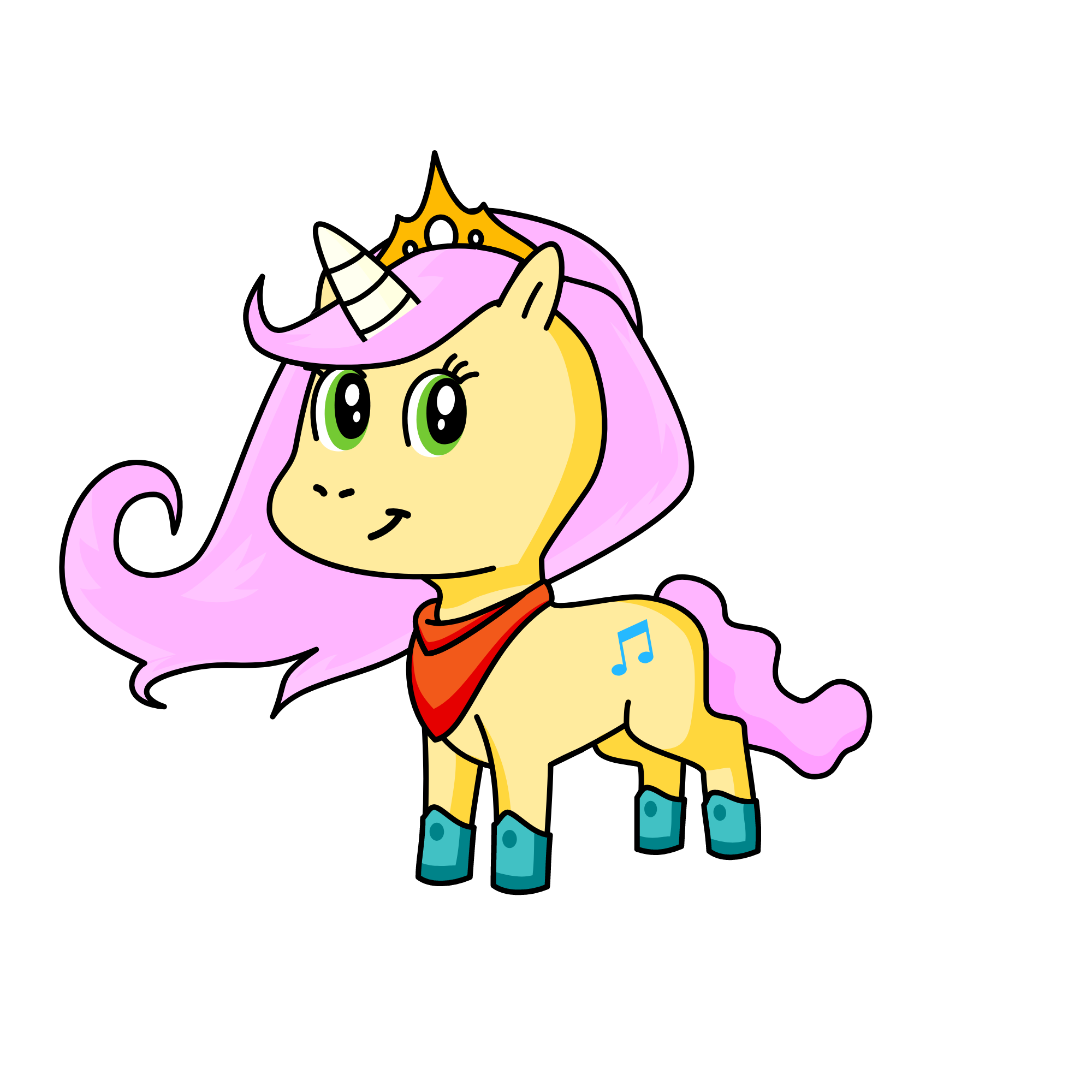 Étoile, the unicorn