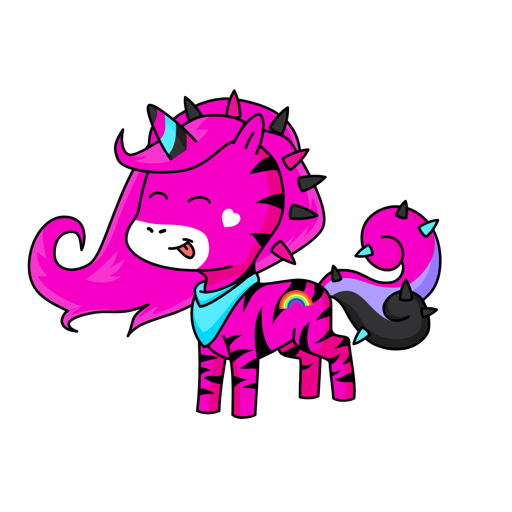  ⚡rainbow mnstr 🌈, the unicorn