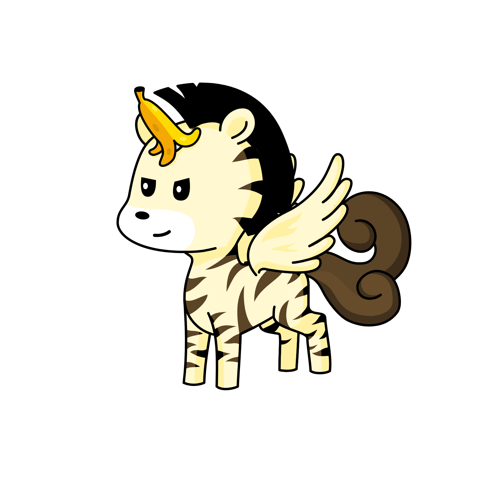 rare tiger, the unicorn