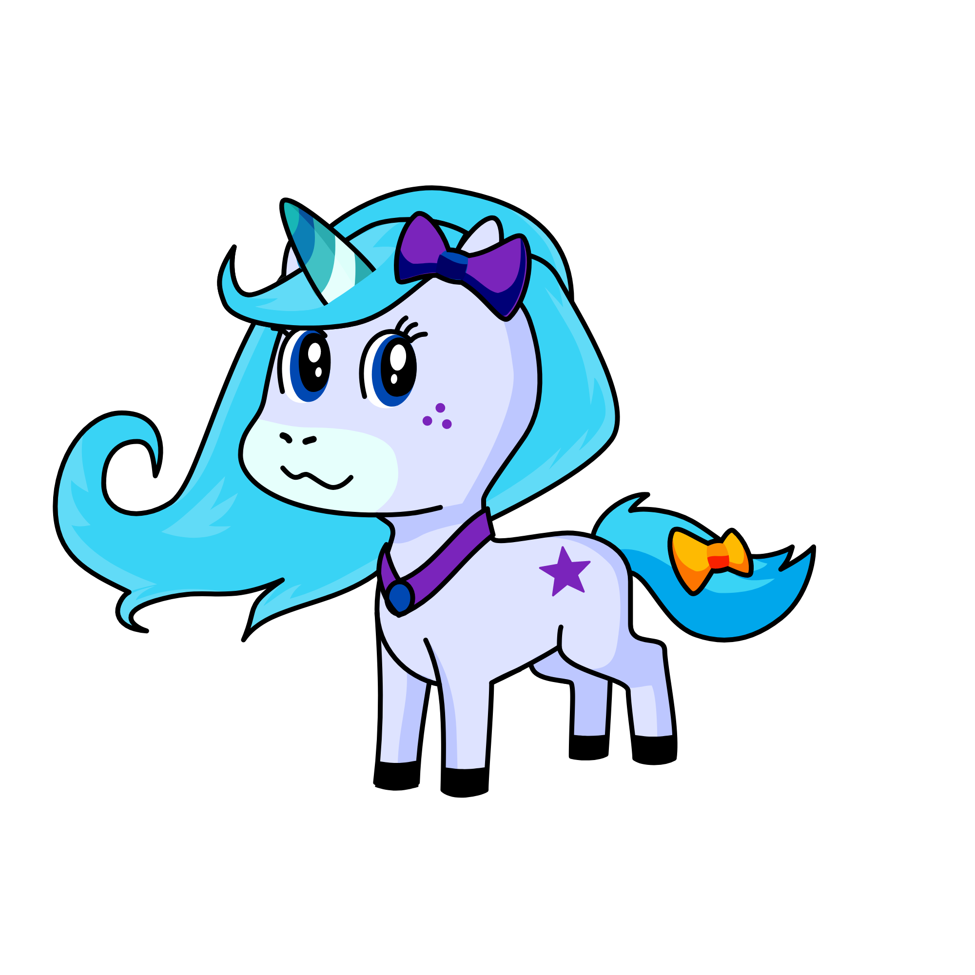 Snowfall, the unicorn
