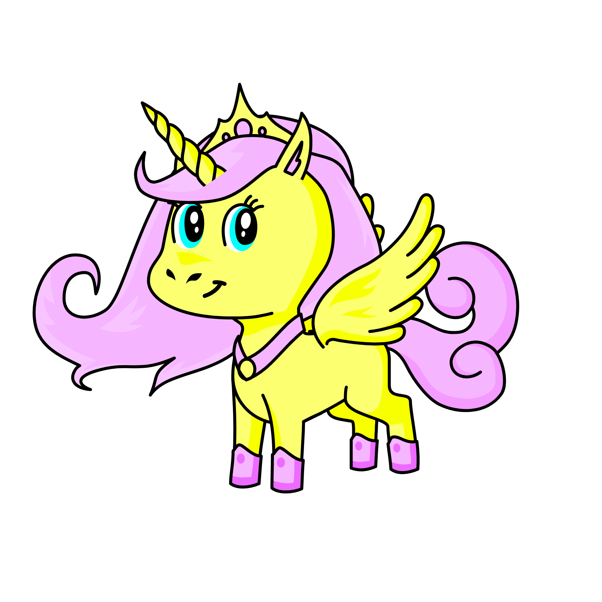 Fluttershy grown up, the unicorn