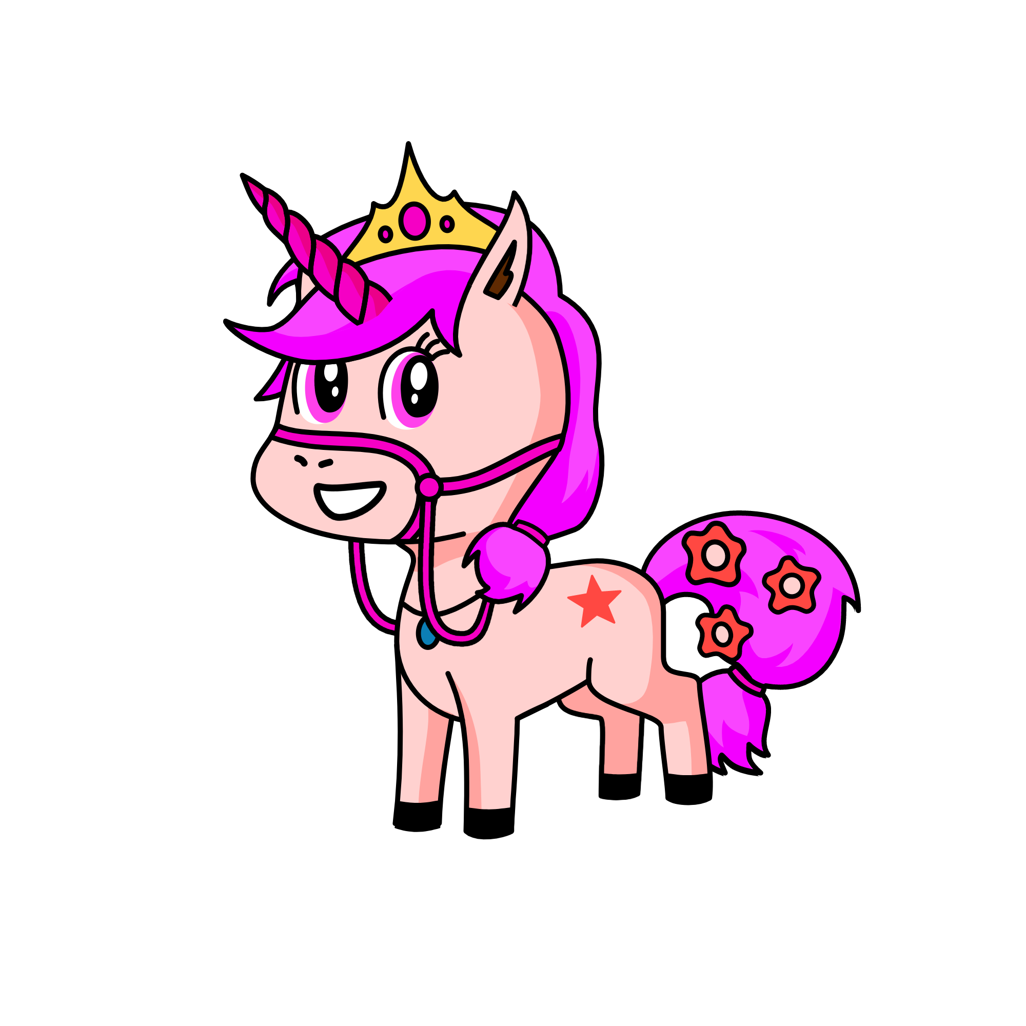 pinky , the unicorn