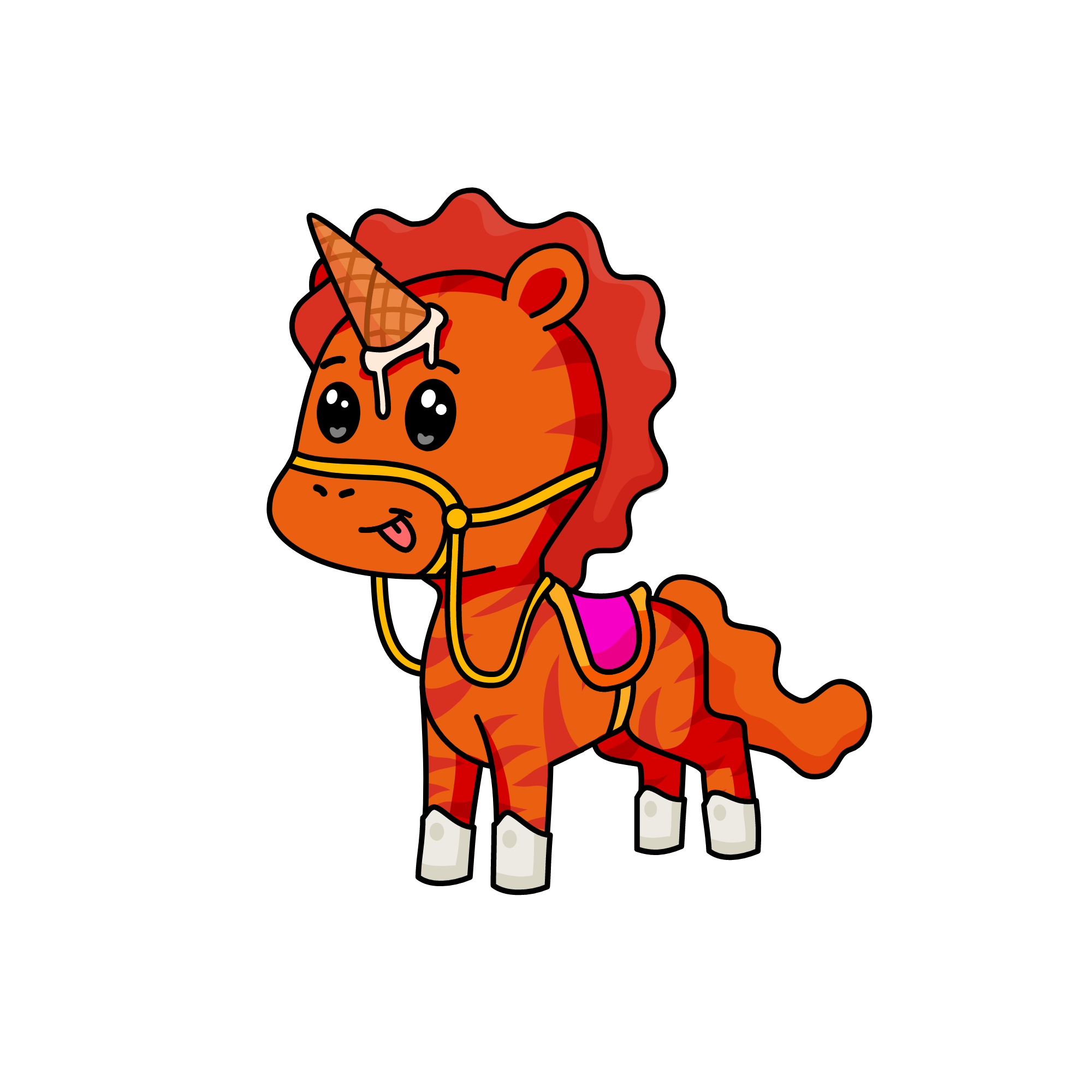 Stupid sucker, the unicorn