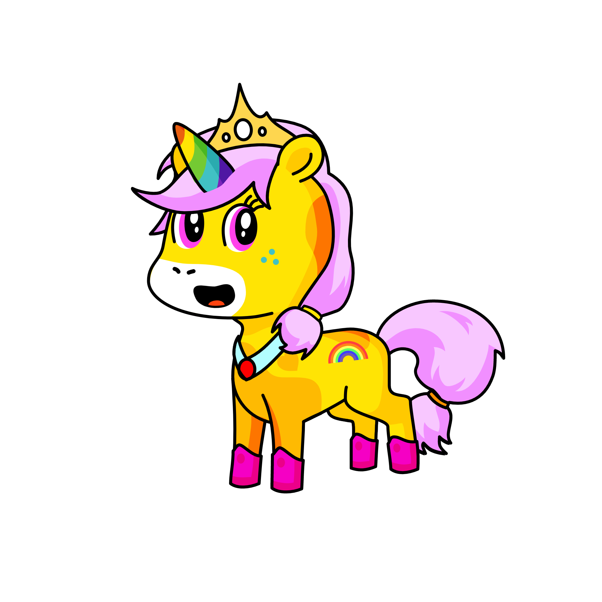 RainbowPrincess, the unicorn