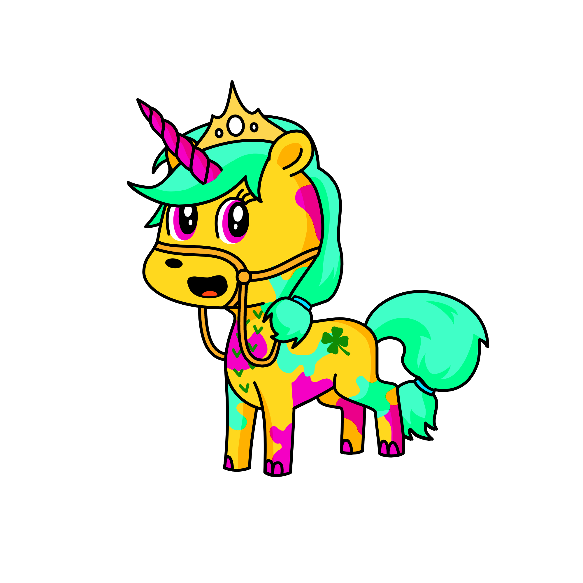 Lucky, the unicorn