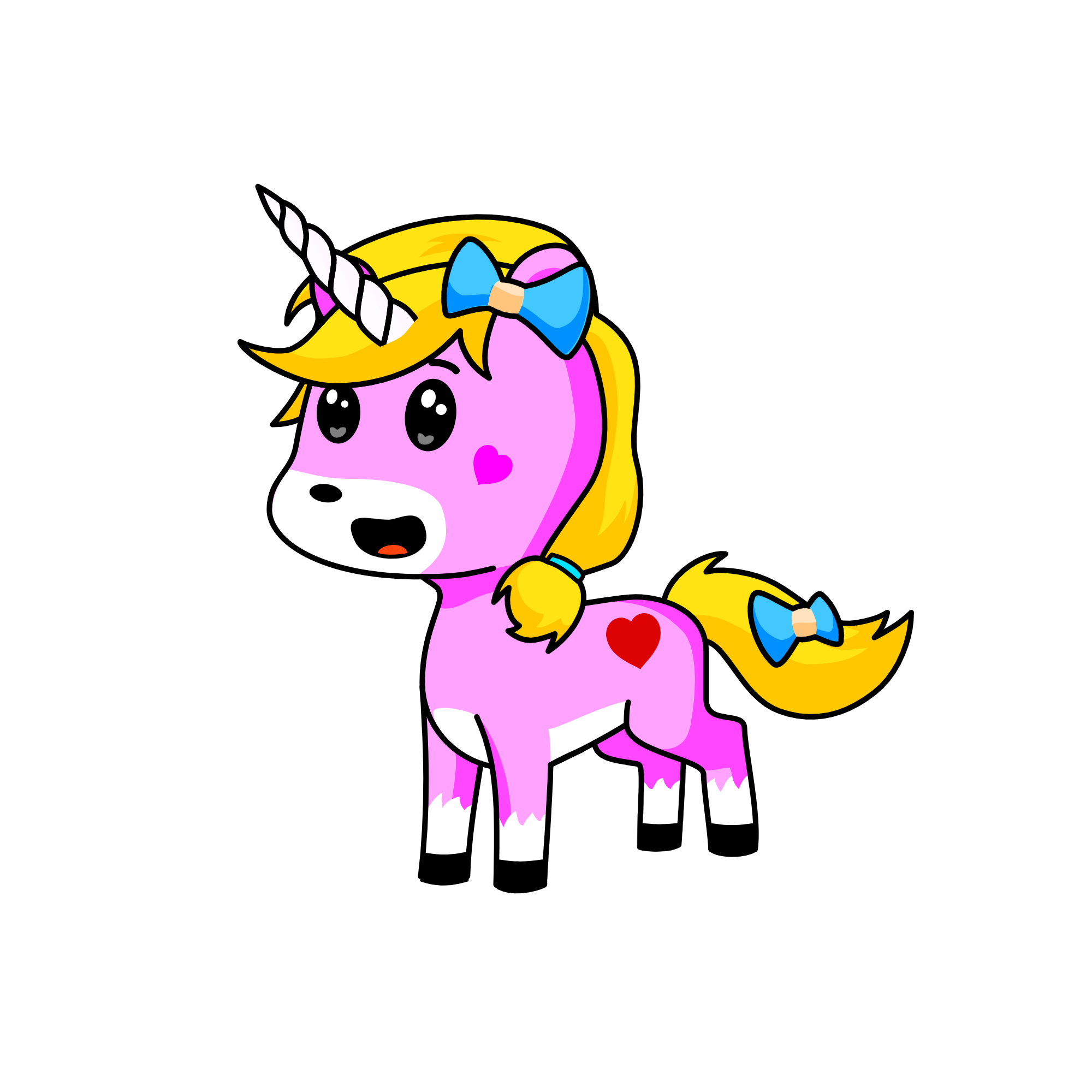 Blondie, the unicorn