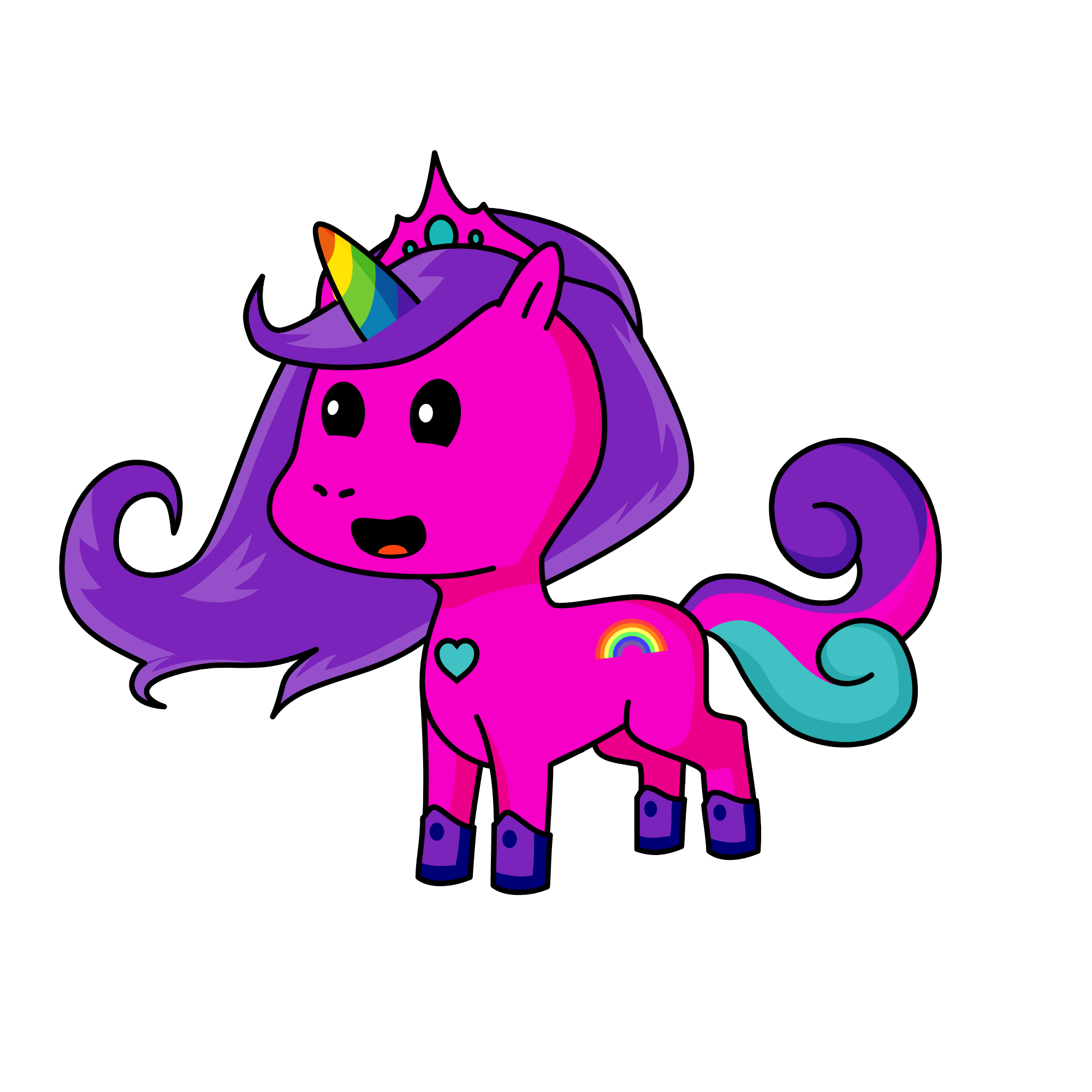 queen daisy, the unicorn