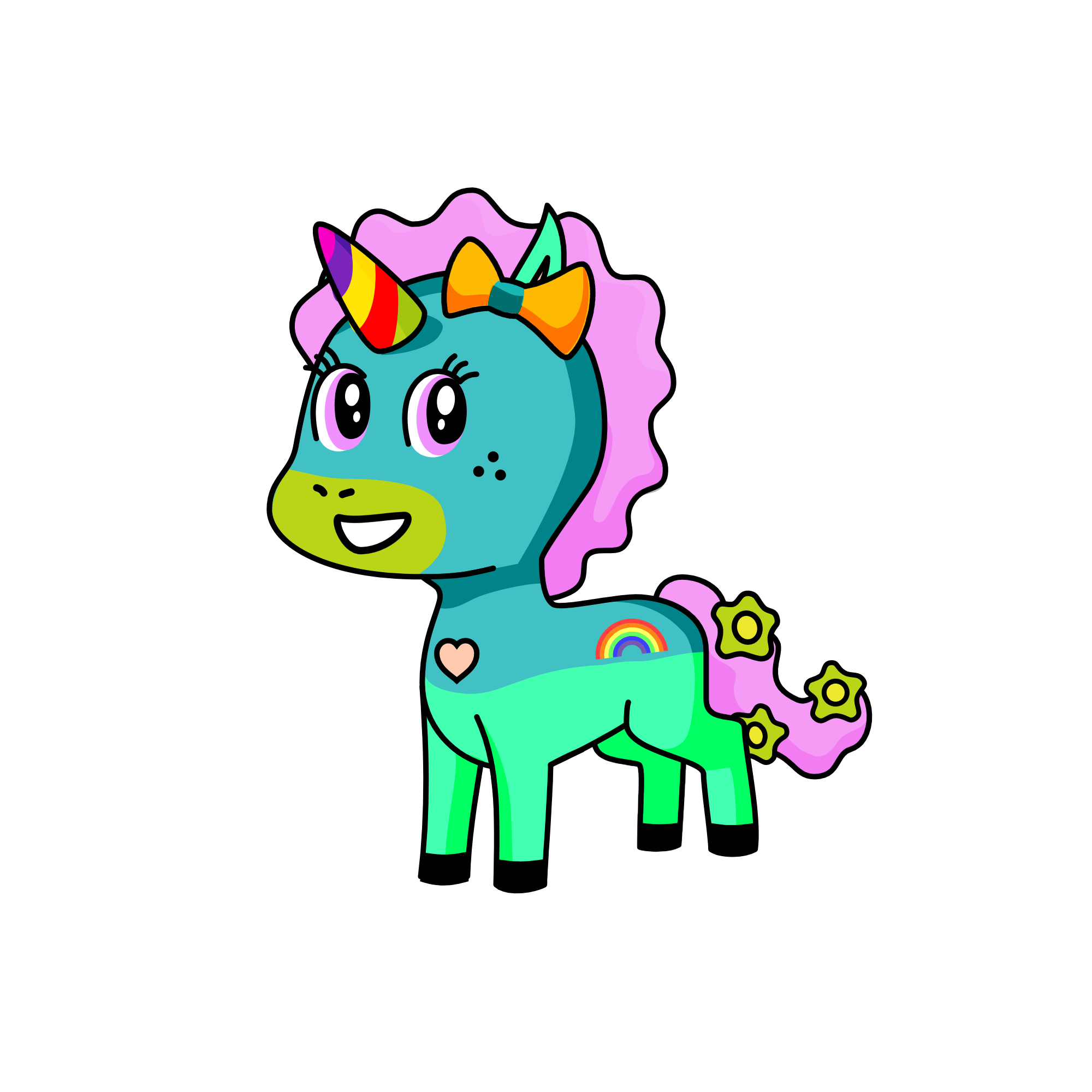 Princess Iciana, the unicorn
