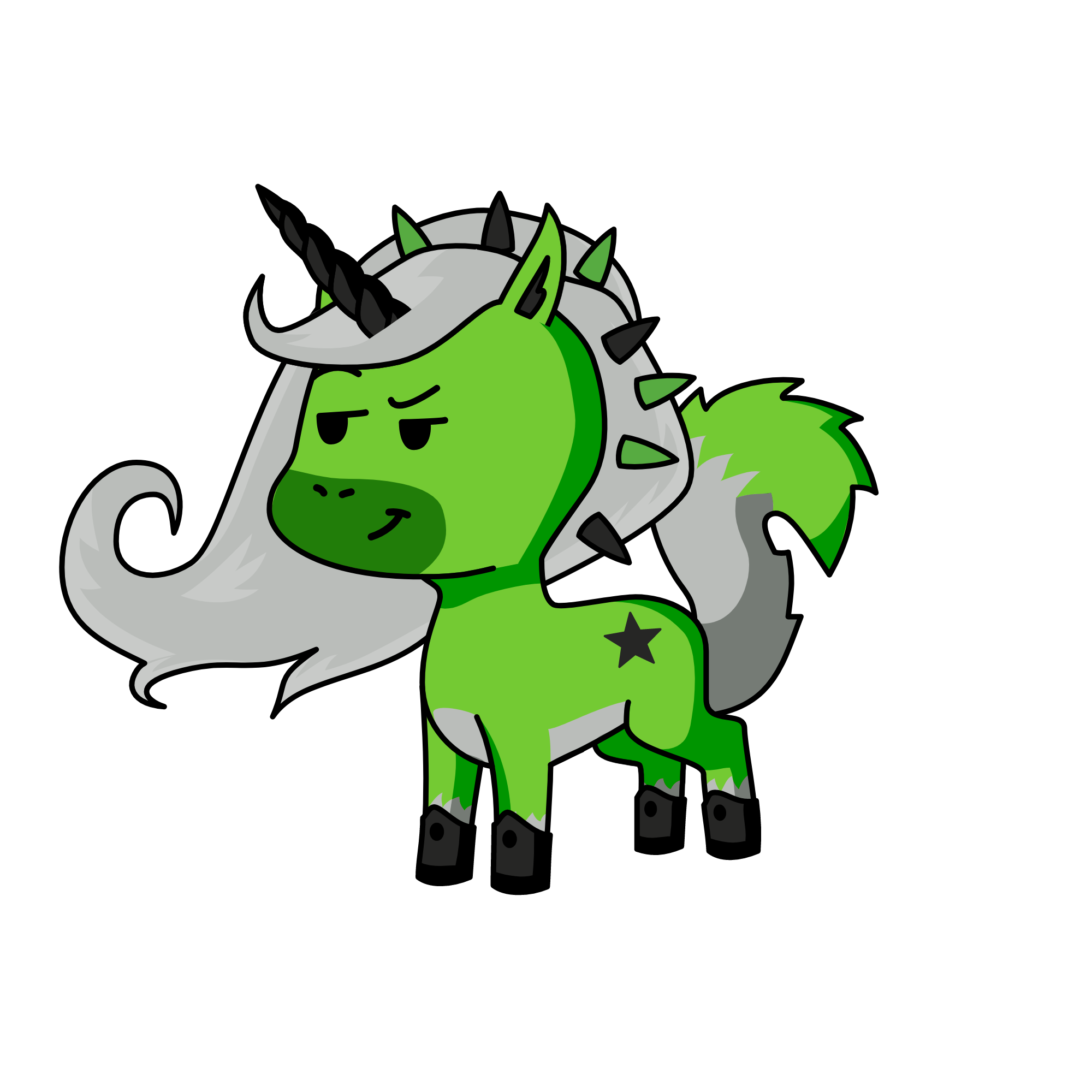 Slytherin, the unicorn