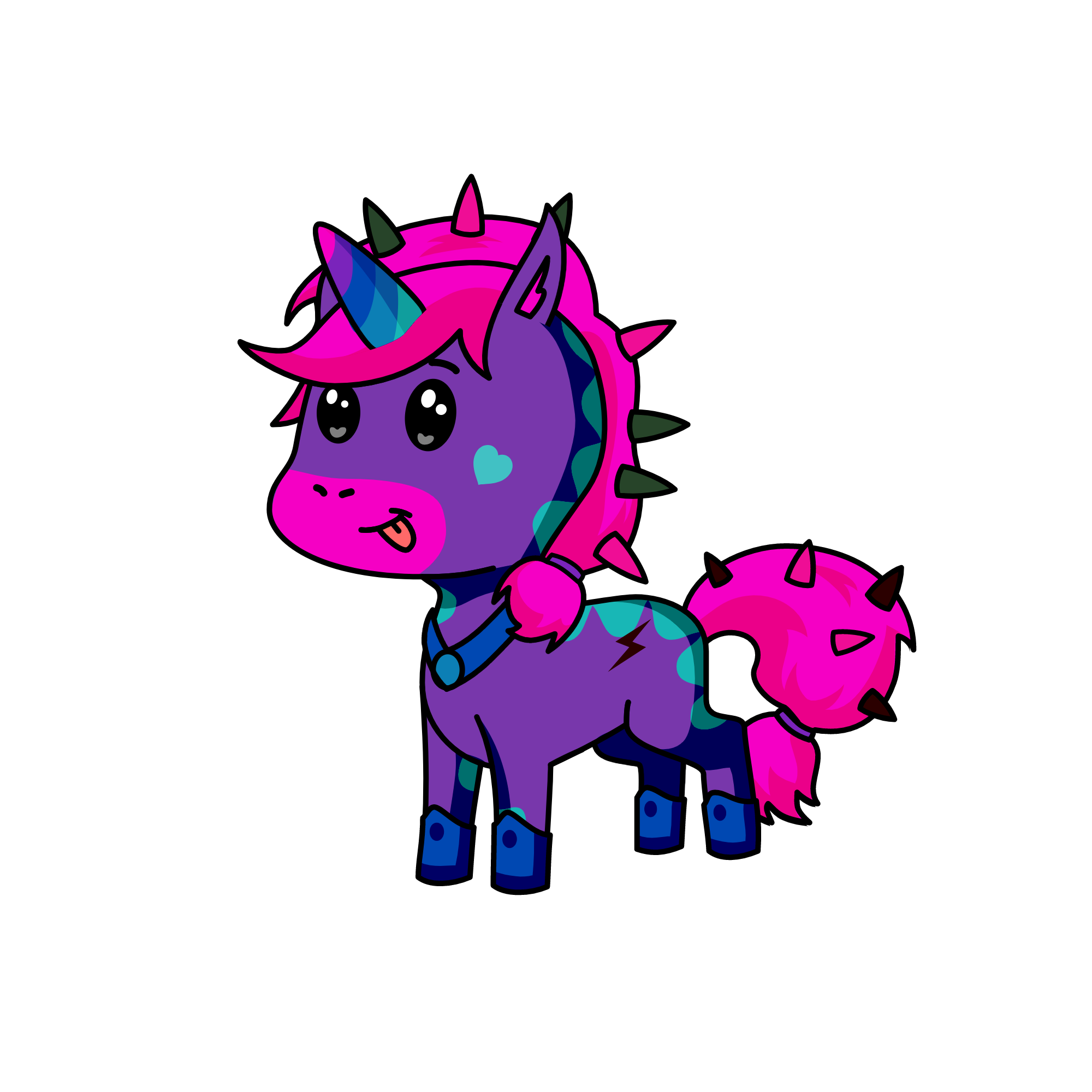 Lucky, the unicorn