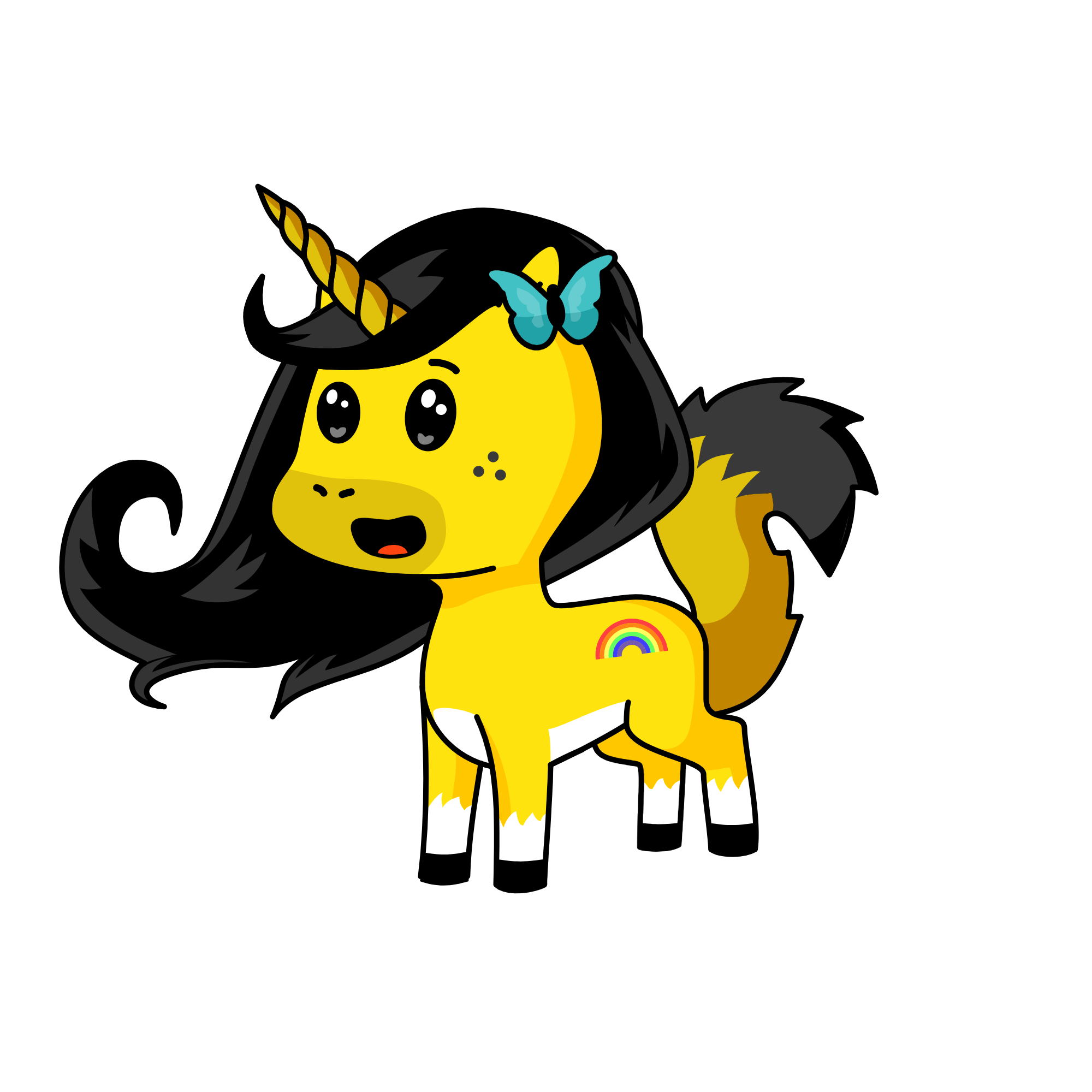 Hufflepuff, the unicorn