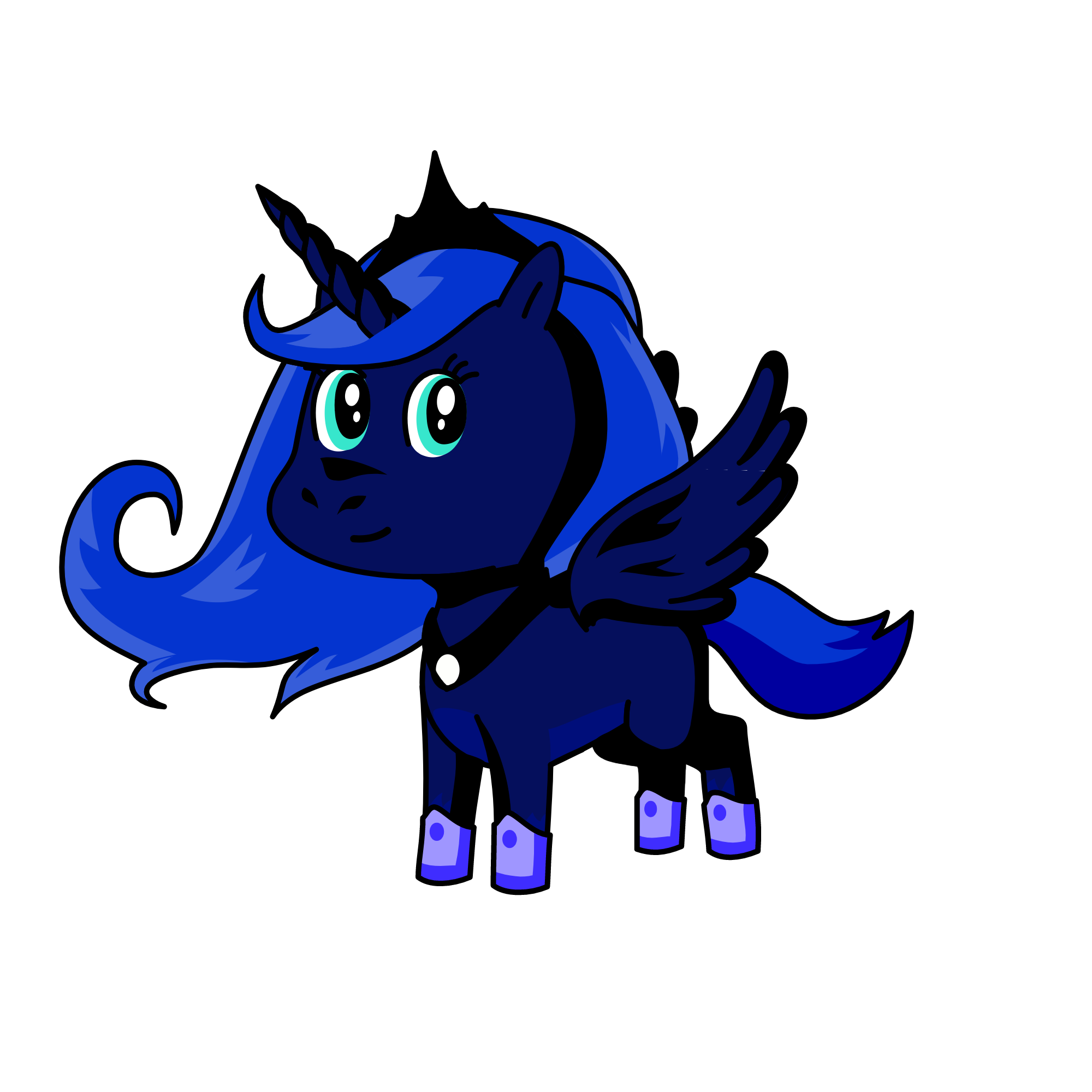 Princess Luna, the unicorn