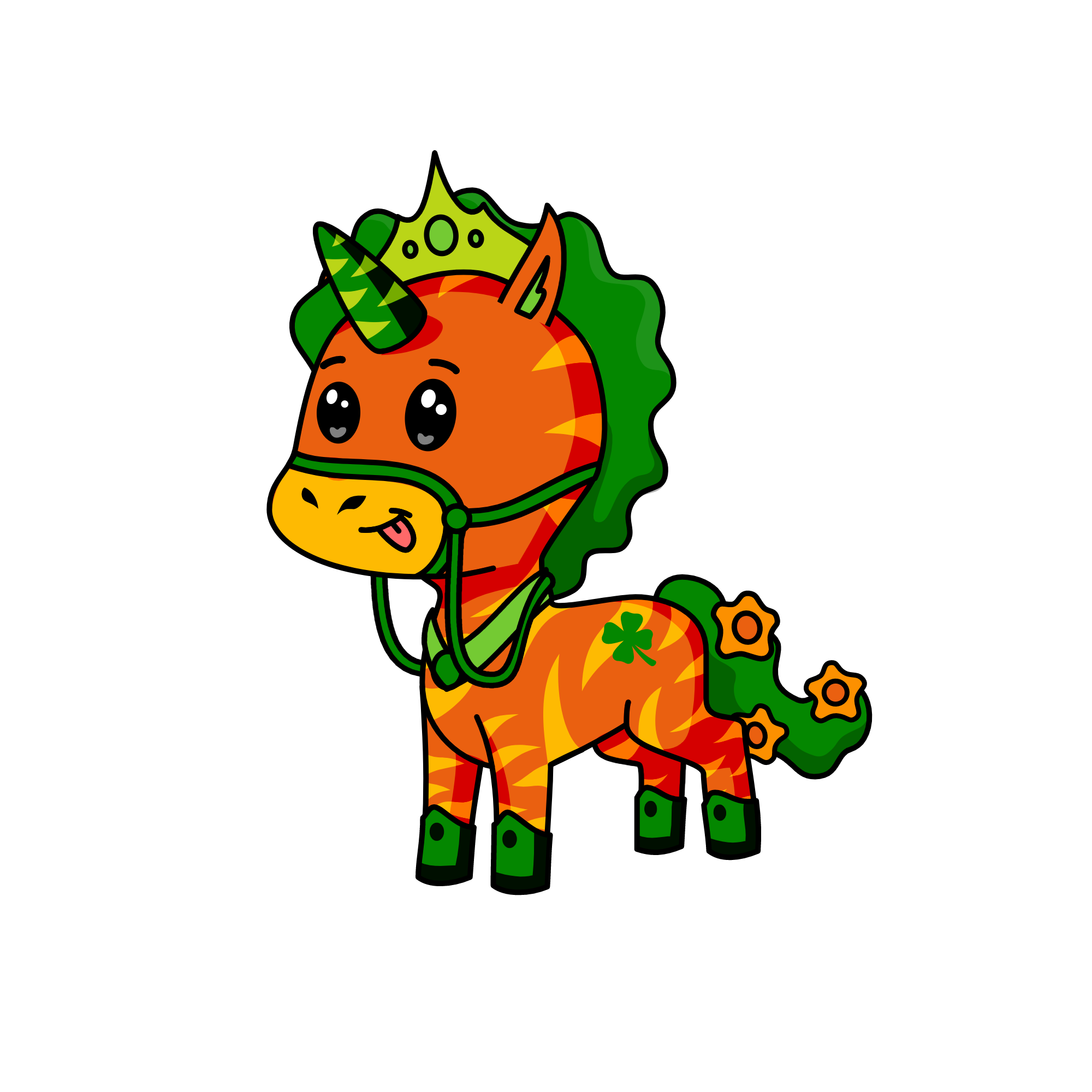 pumkin pillow, the unicorn