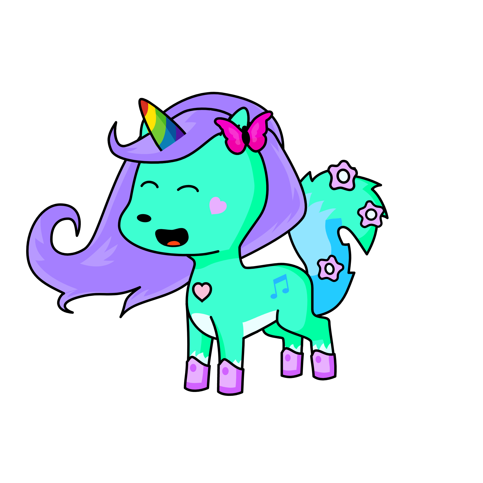 crystal, the unicorn