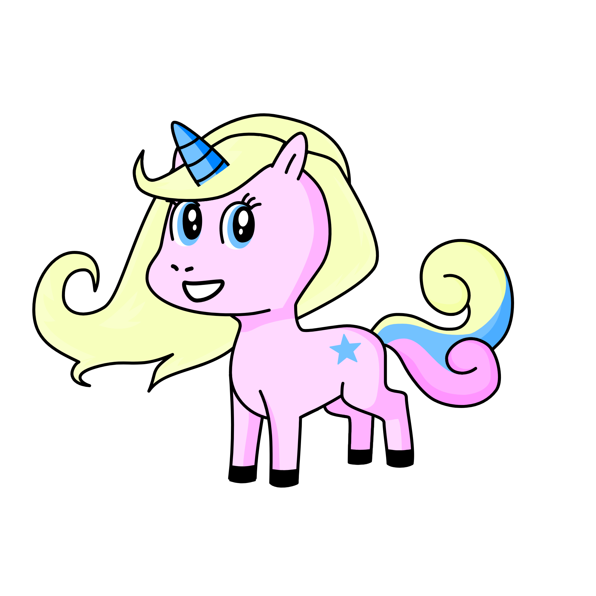 Lilly, the unicorn