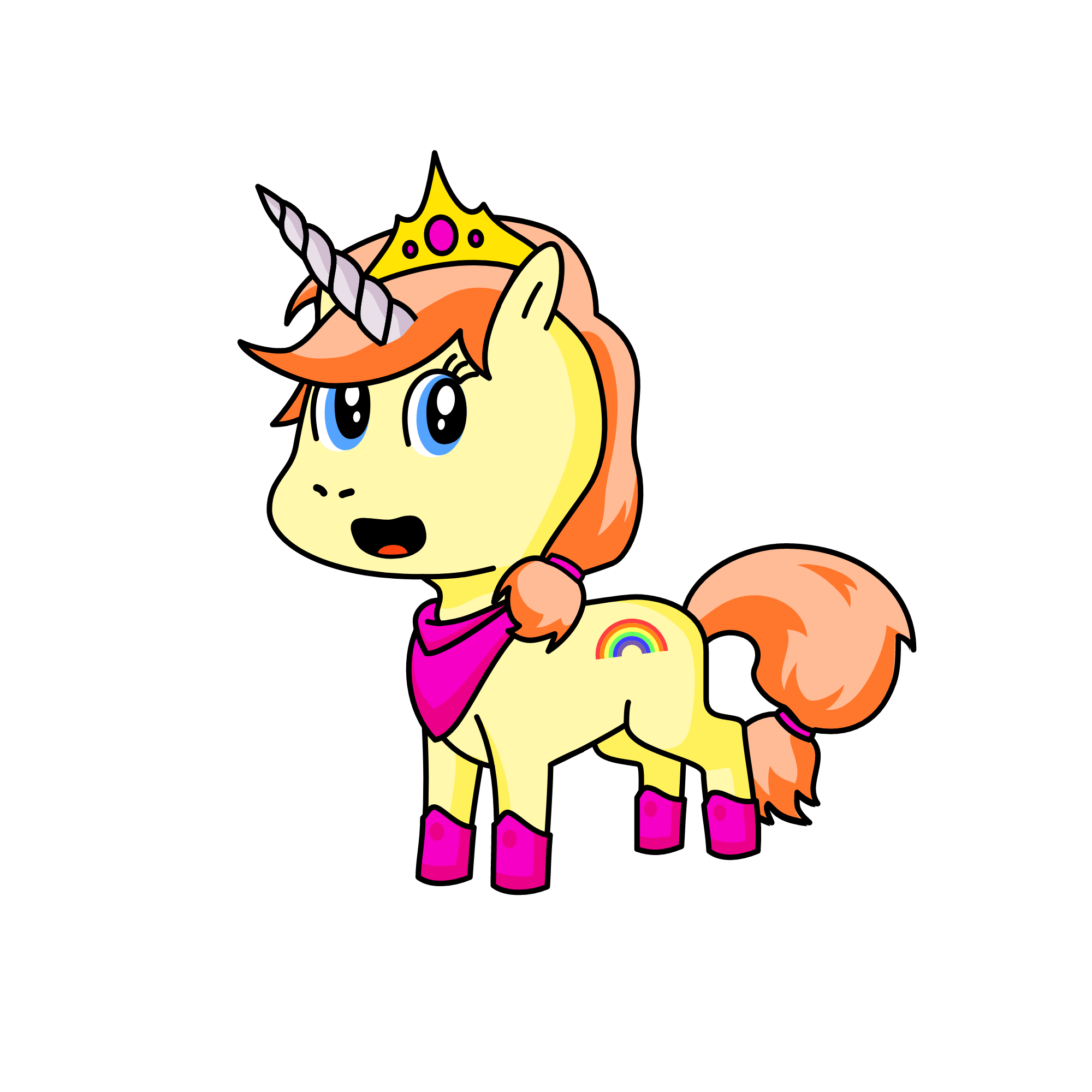 Candy, the unicorn