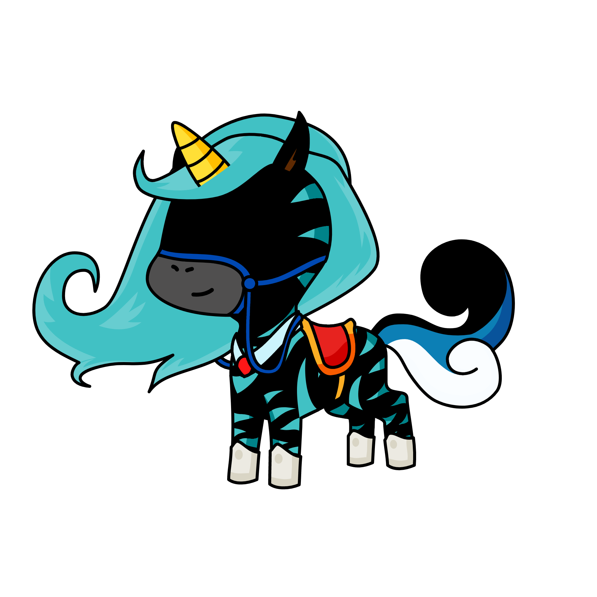 moonlight, the unicorn