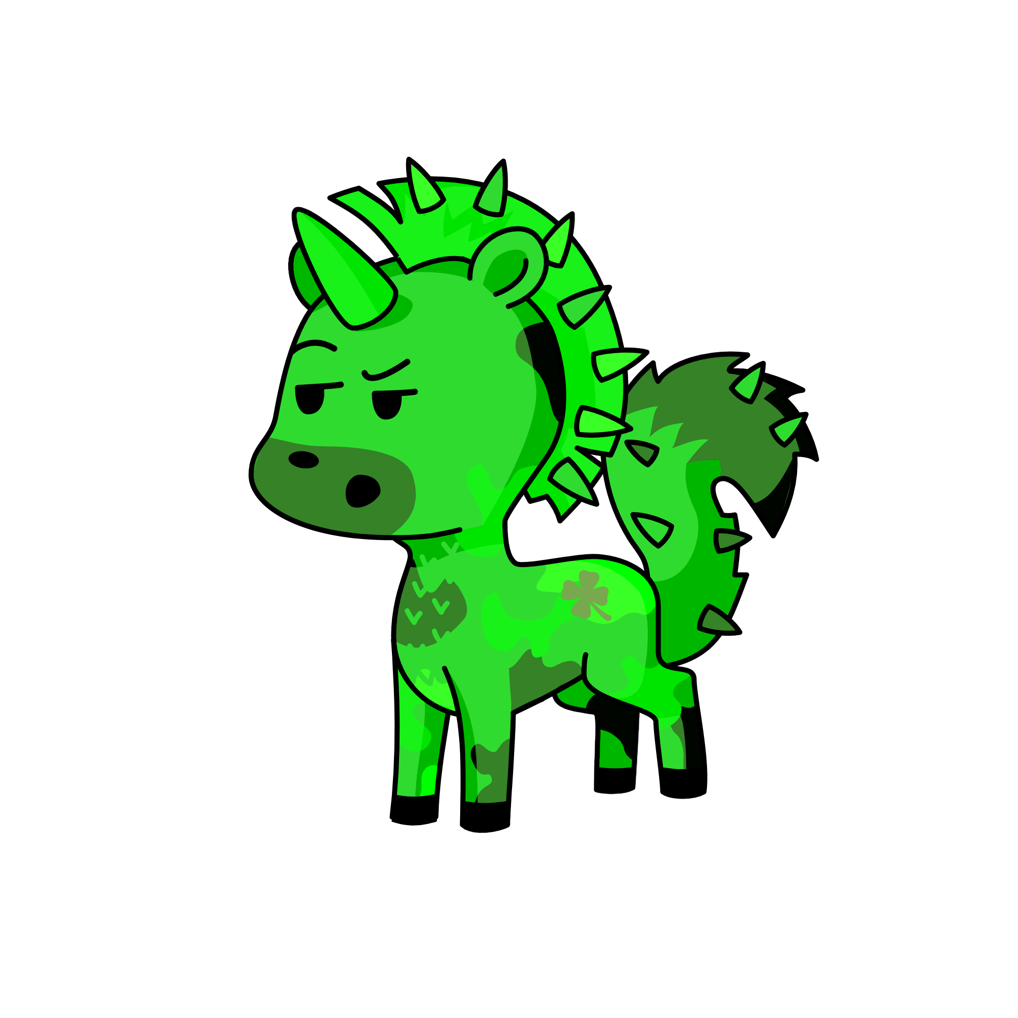 Pickle Rick Wabbalubbadubdub, the unicorn