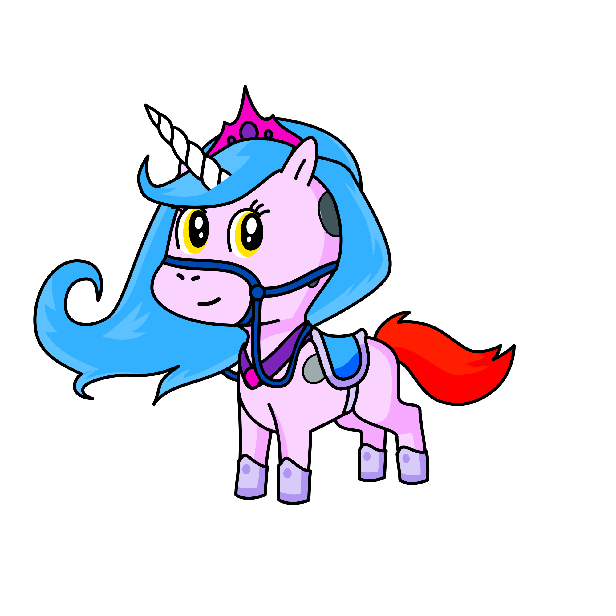 Me-my, the unicorn