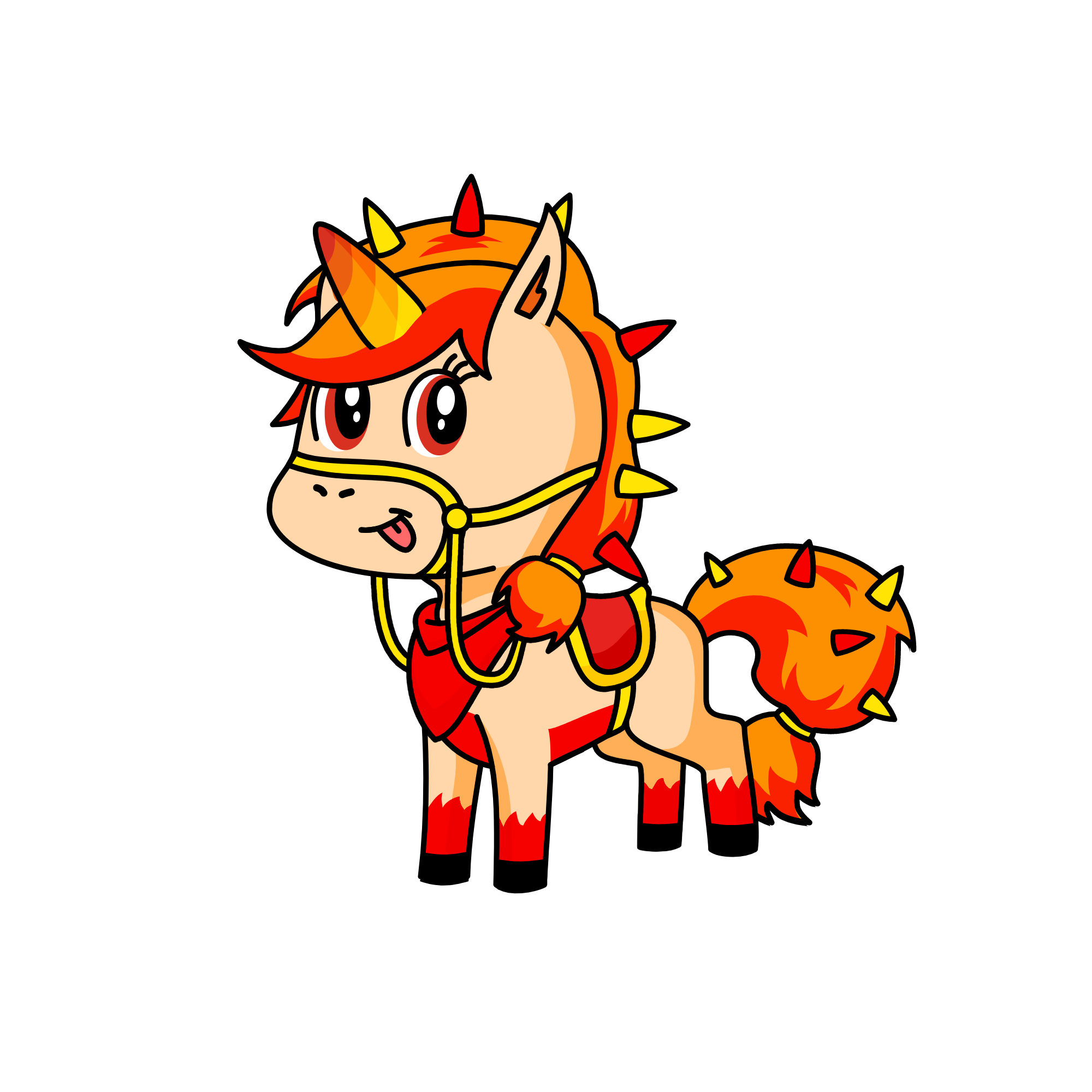 Uni de fogo, the unicorn